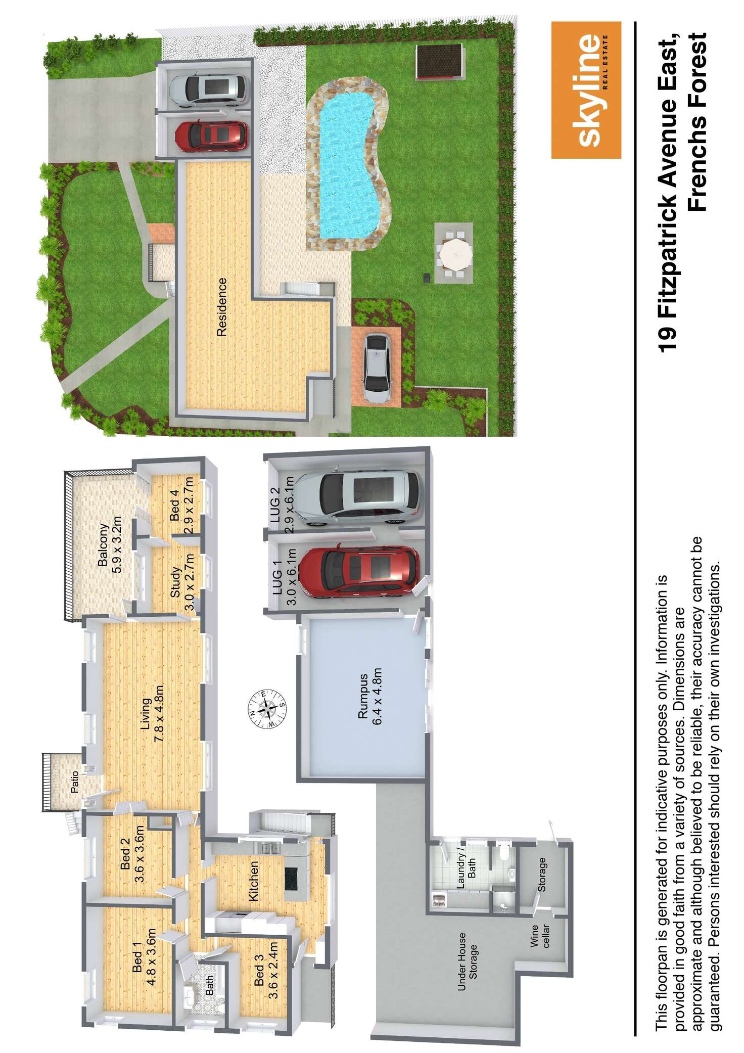 Floorplan of Homely house listing, 19 Fitzpatrick Avenue, Frenchs Forest NSW 2086