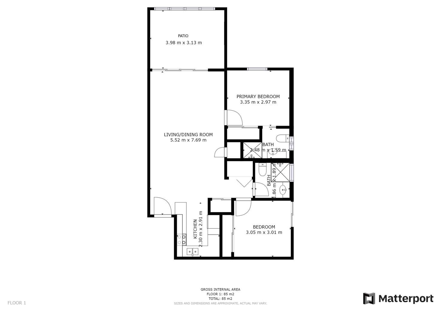 Floorplan of Homely unit listing, 13/164-172 Spence Street, Bungalow QLD 4870