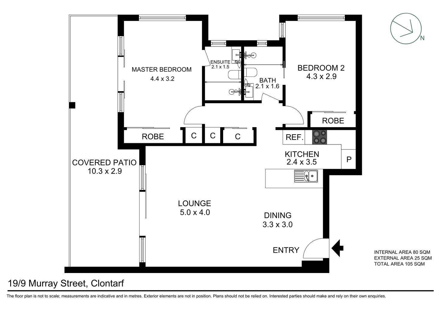 Floorplan of Homely apartment listing, 19/9 Murray Street, Clontarf QLD 4019