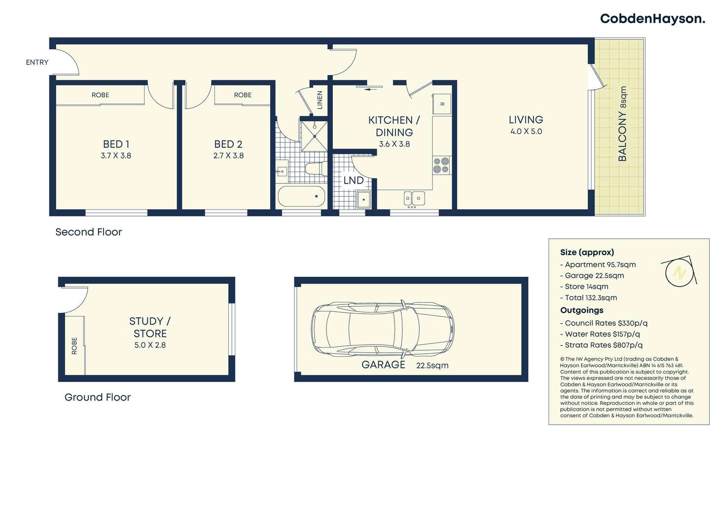 Floorplan of Homely unit listing, 5/12 St Clair Street, Belmore NSW 2192