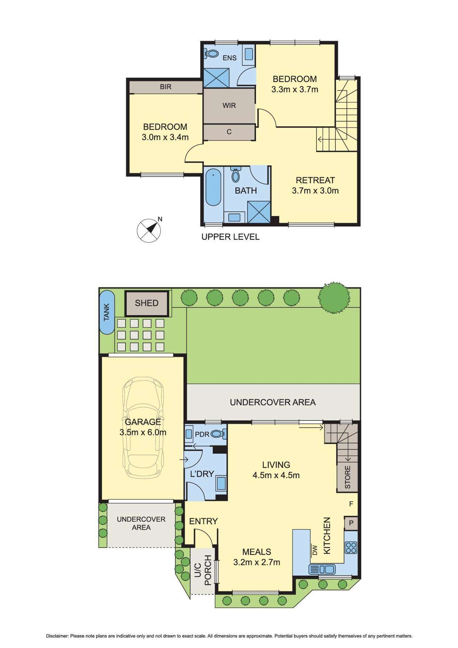 Floorplan of Homely townhouse listing, 2/80 Strathmerton Street, Reservoir VIC 3073