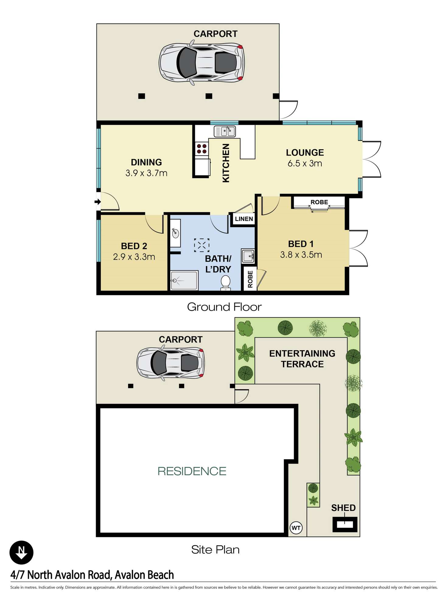 Floorplan of Homely townhouse listing, 4/7 North Avalon Road, Avalon Beach NSW 2107