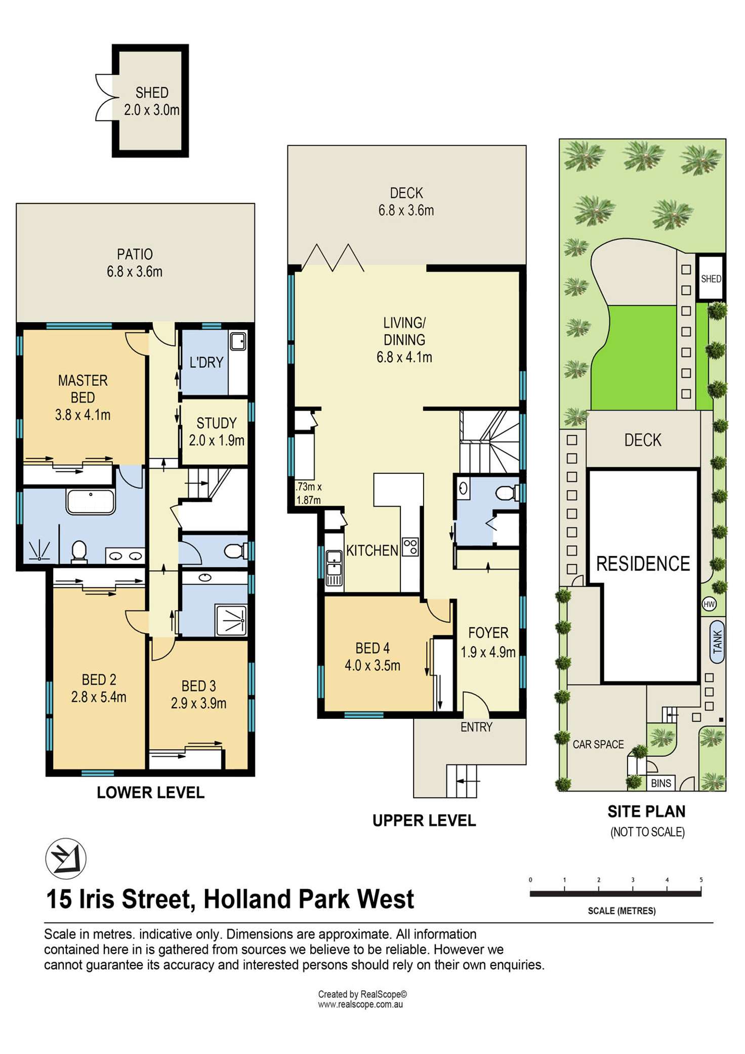 Floorplan of Homely house listing, 15 Iris Street, Holland Park West QLD 4121