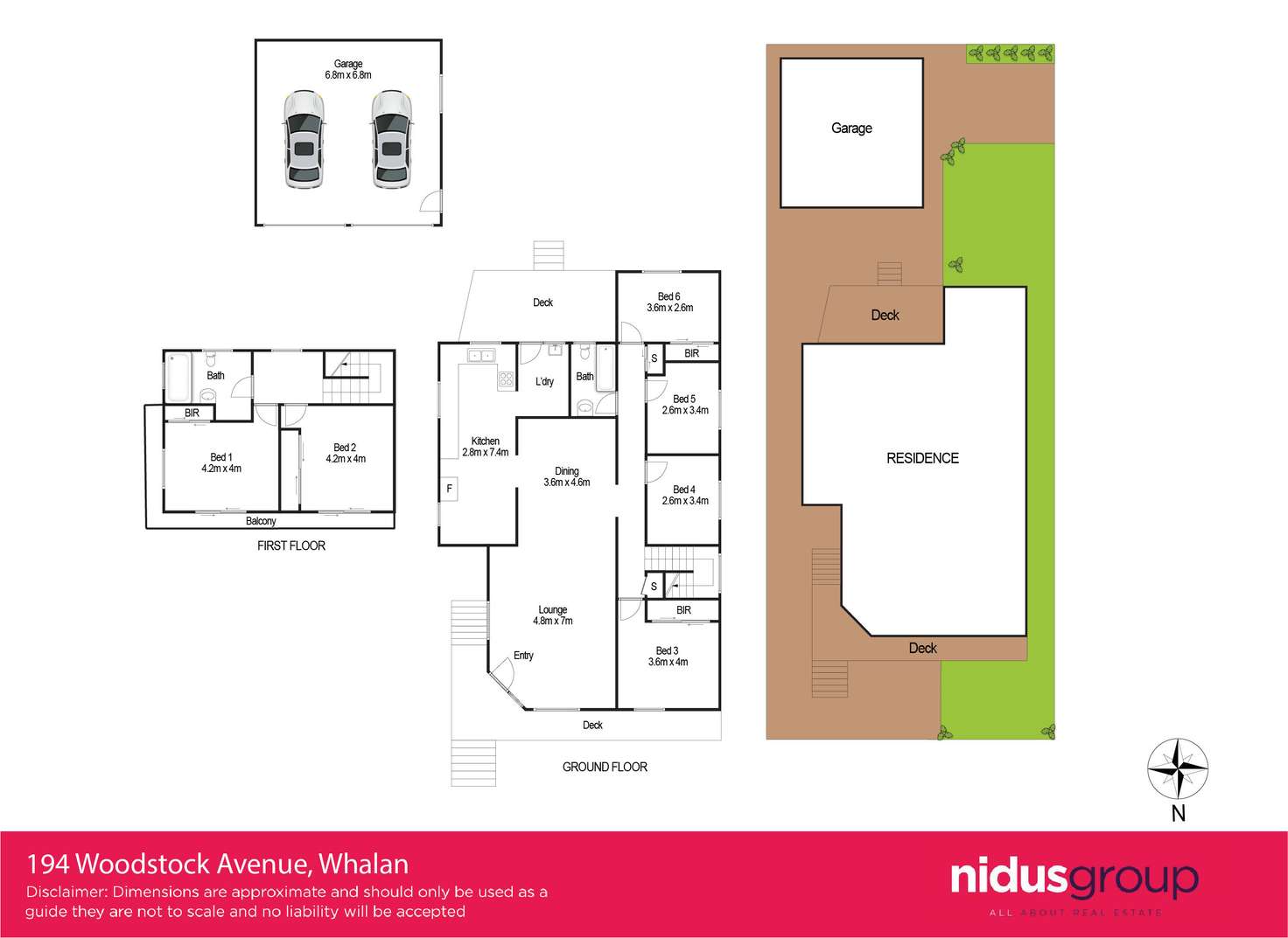 Floorplan of Homely house listing, 194 Woodstock Avenue, Whalan NSW 2770