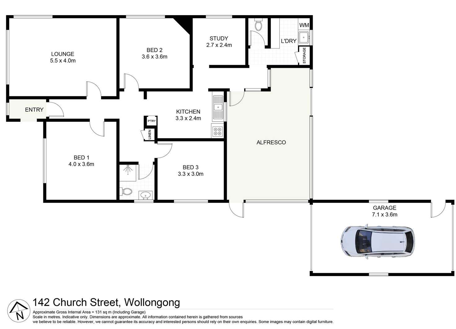 Floorplan of Homely house listing, 142 Church Street, Wollongong NSW 2500