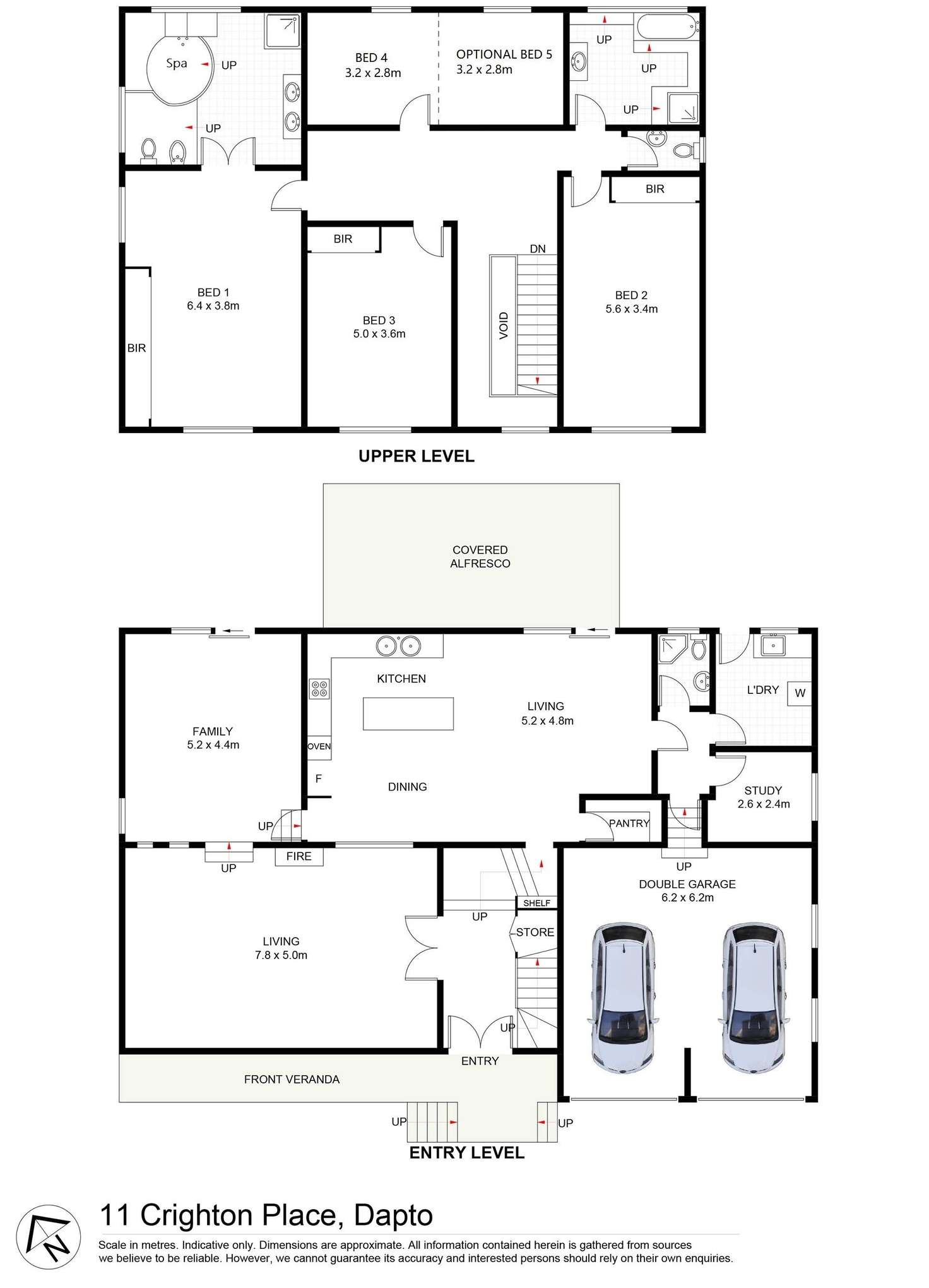 Floorplan of Homely house listing, 11 Crighton Place, Dapto NSW 2530