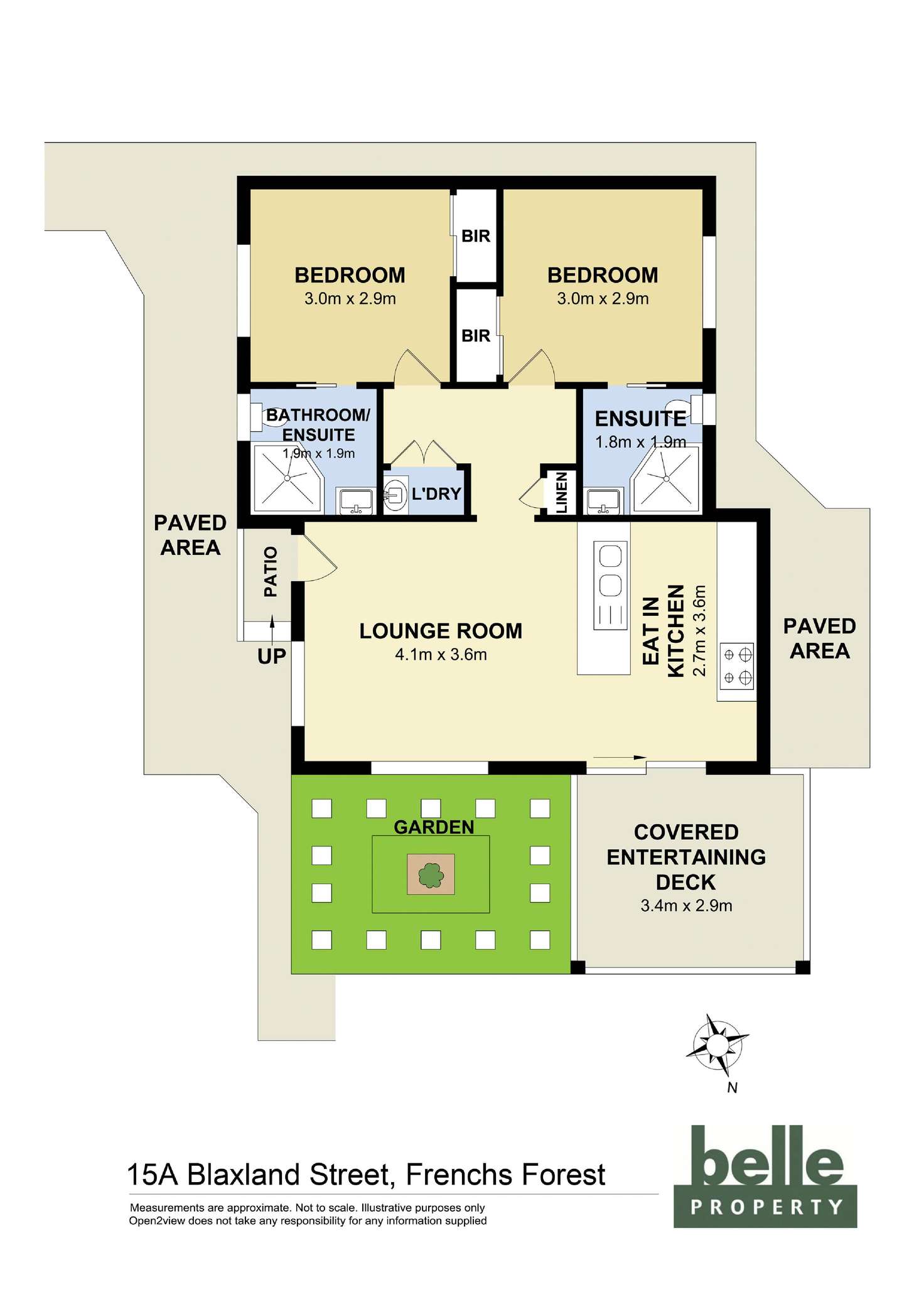 Floorplan of Homely house listing, 15a Blaxland Street, Frenchs Forest NSW 2086