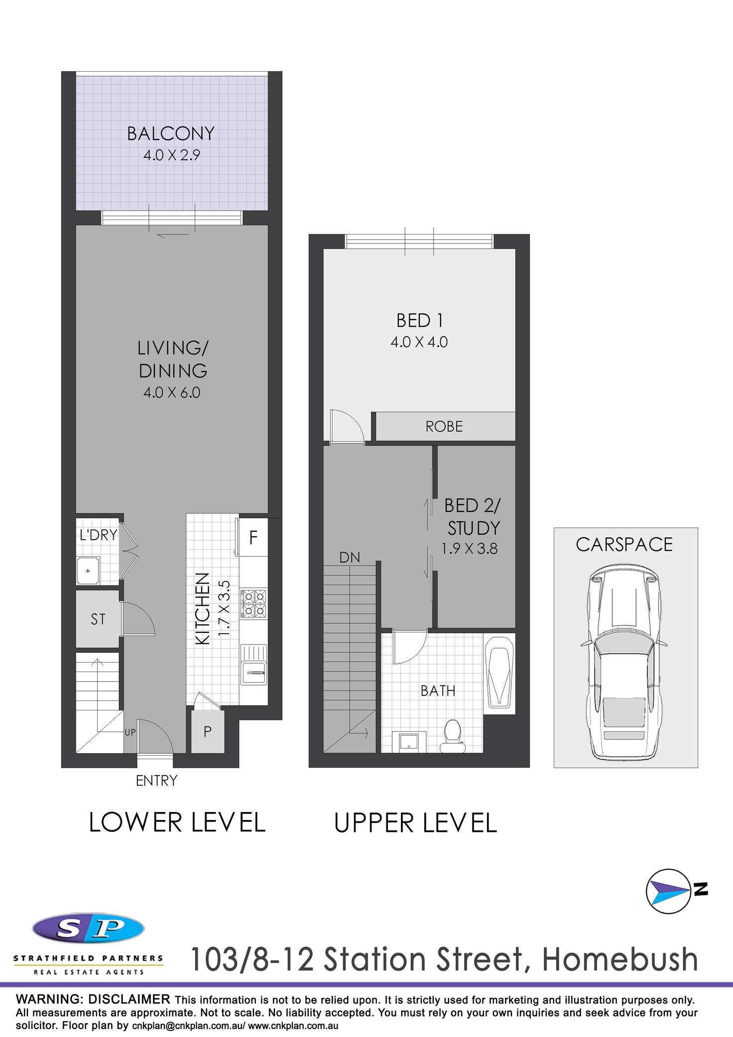Floorplan of Homely apartment listing, 103/8-12 Station Street, Homebush NSW 2140