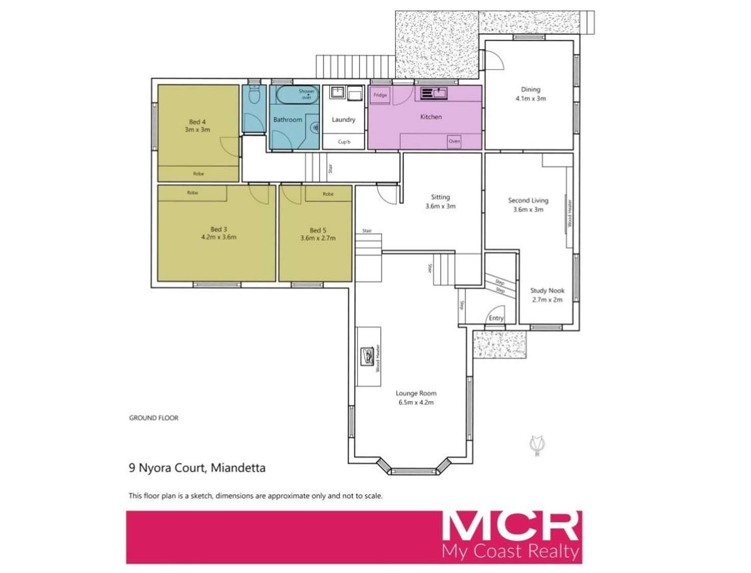Floorplan of Homely house listing, 9 Nyora Court, Miandetta TAS 7310