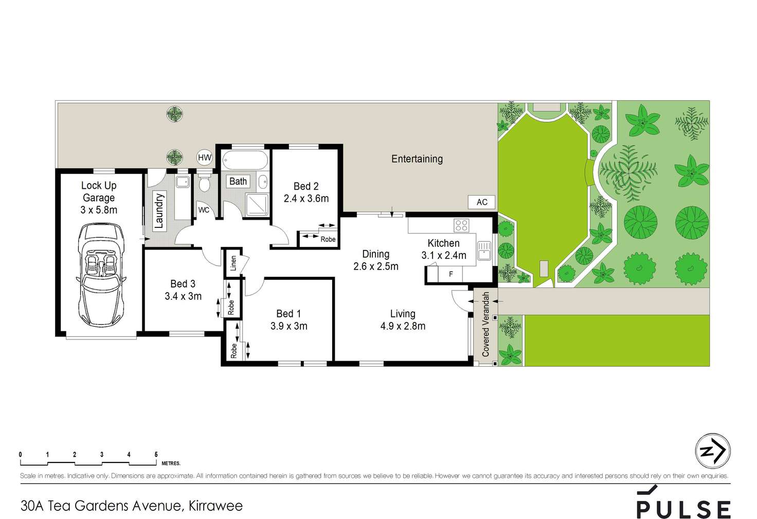 Floorplan of Homely villa listing, 30a Tea Gardens Avenue, Kirrawee NSW 2232