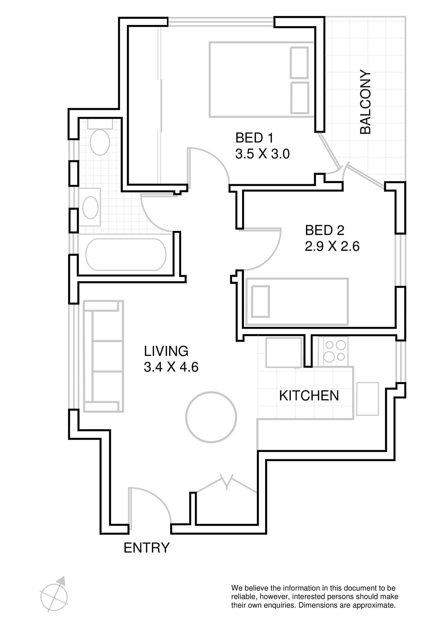 Floorplan of Homely apartment listing, 11/96 Wallis Street, Woollahra NSW 2025