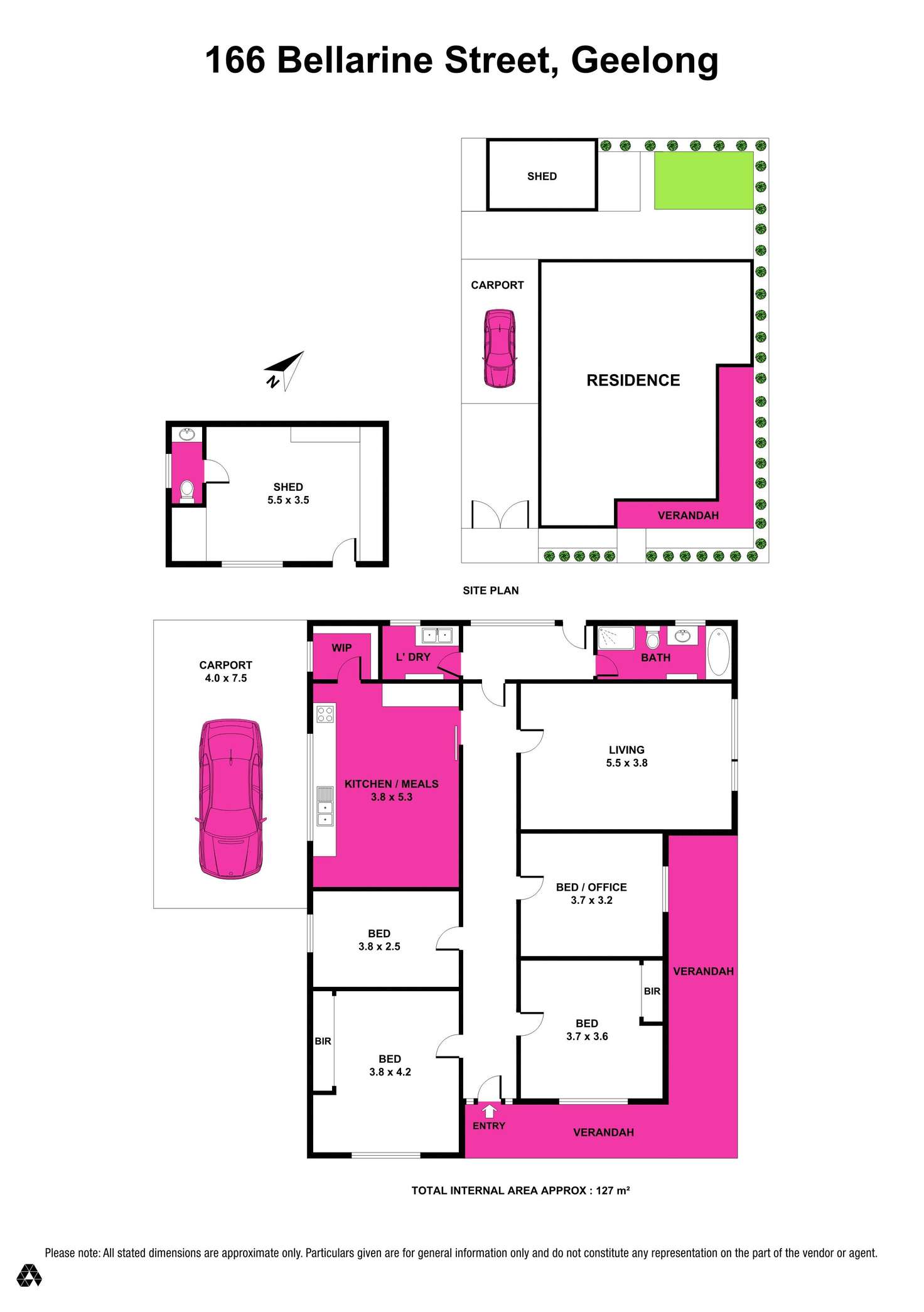 Floorplan of Homely house listing, 166 Bellerine Street, Geelong VIC 3220