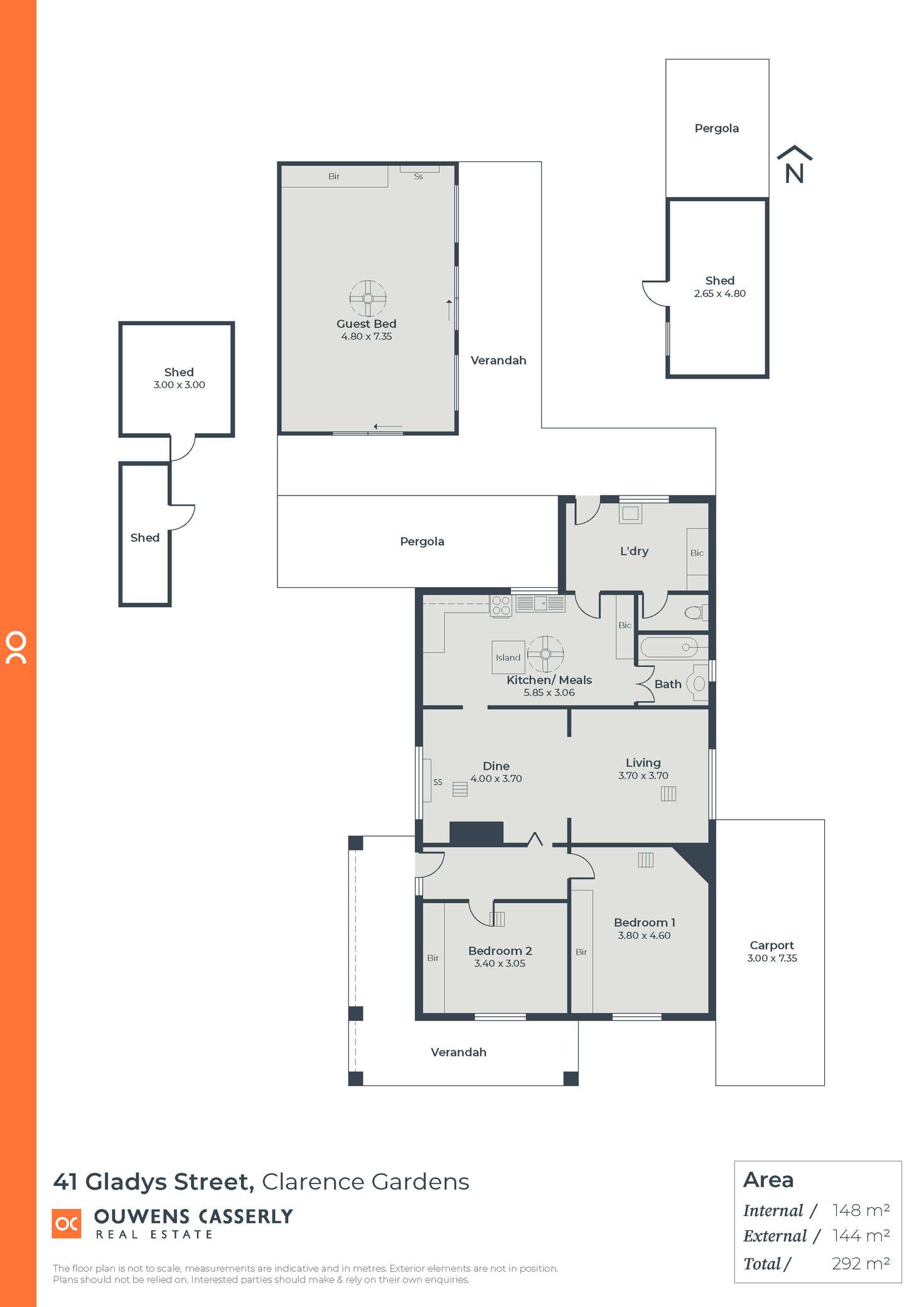 Floorplan of Homely house listing, 41 Gladys Street, Clarence Gardens SA 5039
