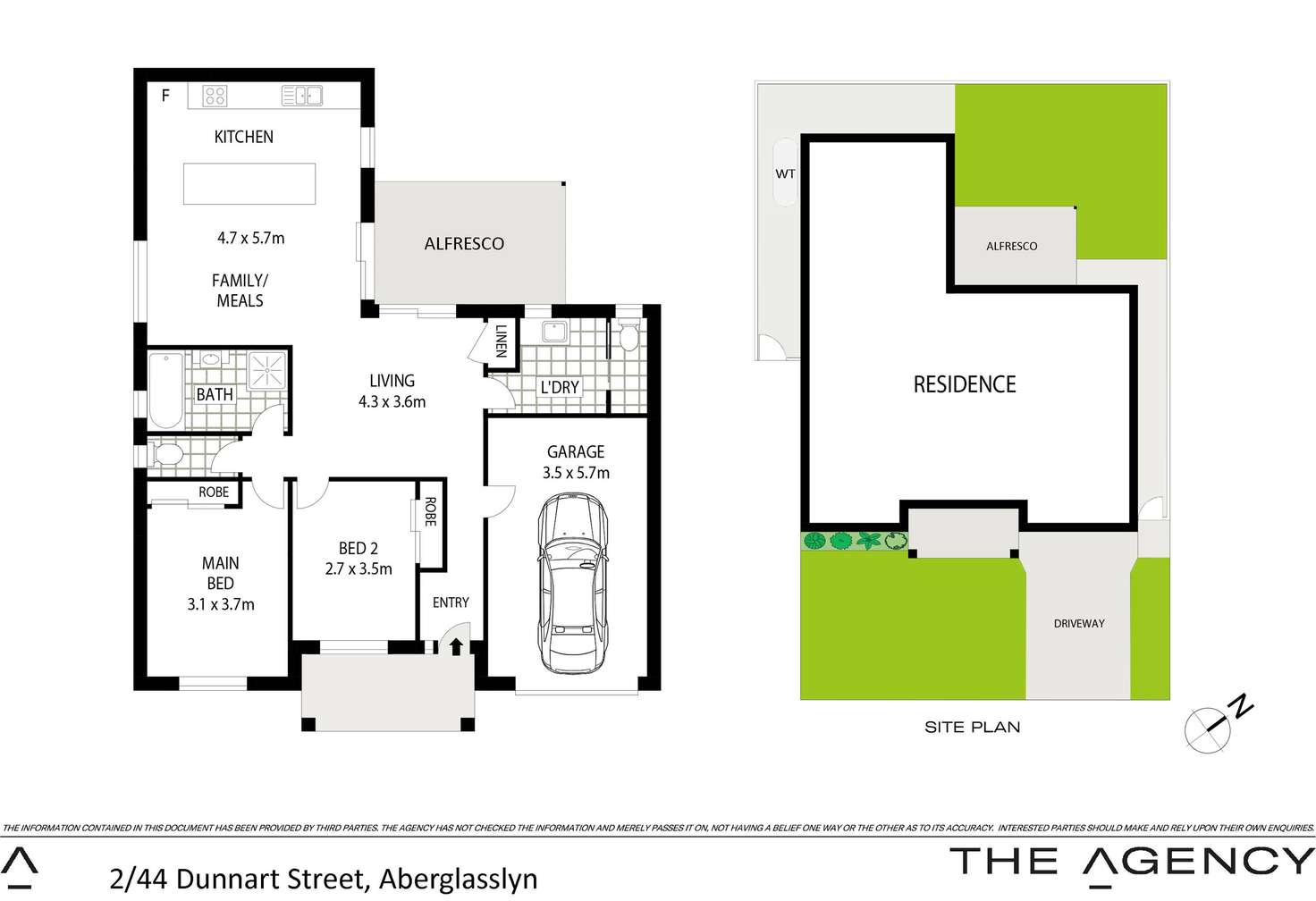 Floorplan of Homely house listing, 2/44 Dunnart Street, Aberglasslyn NSW 2320