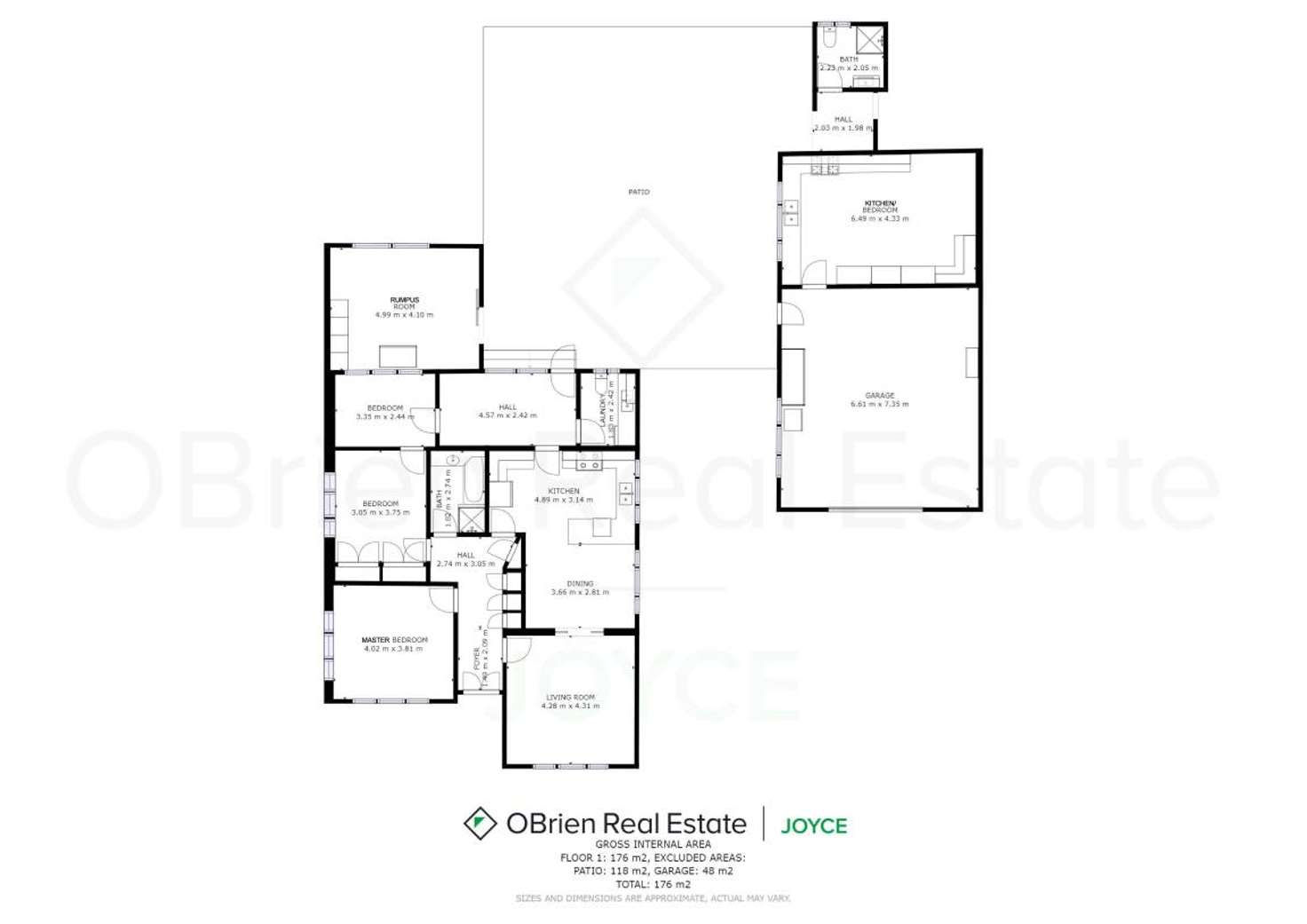Floorplan of Homely acreageSemiRural listing, 486 Whorouly-Bowmans Road, Whorouly VIC 3735