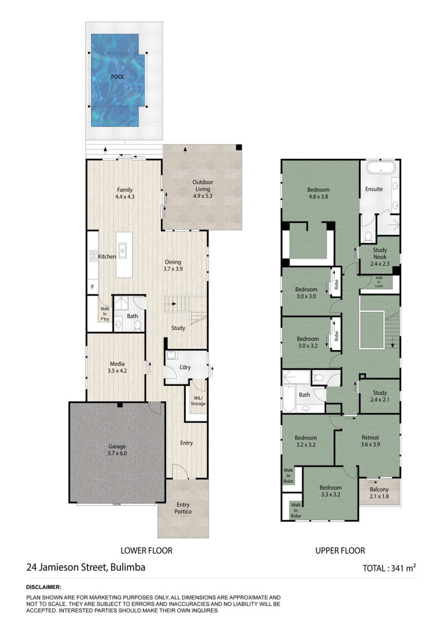 Floorplan of Homely house listing, 24 Jamieson Street, Bulimba QLD 4171