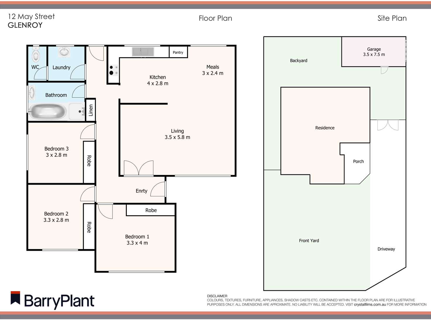 Floorplan of Homely house listing, 12 May Street, Glenroy VIC 3046