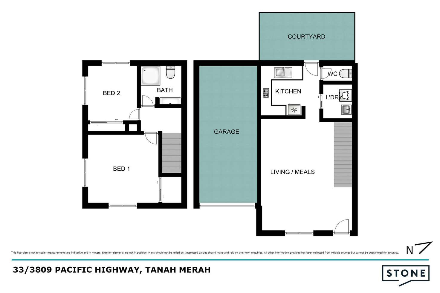 Floorplan of Homely unit listing, 33/3809 Pacific Highway, Tanah Merah QLD 4128