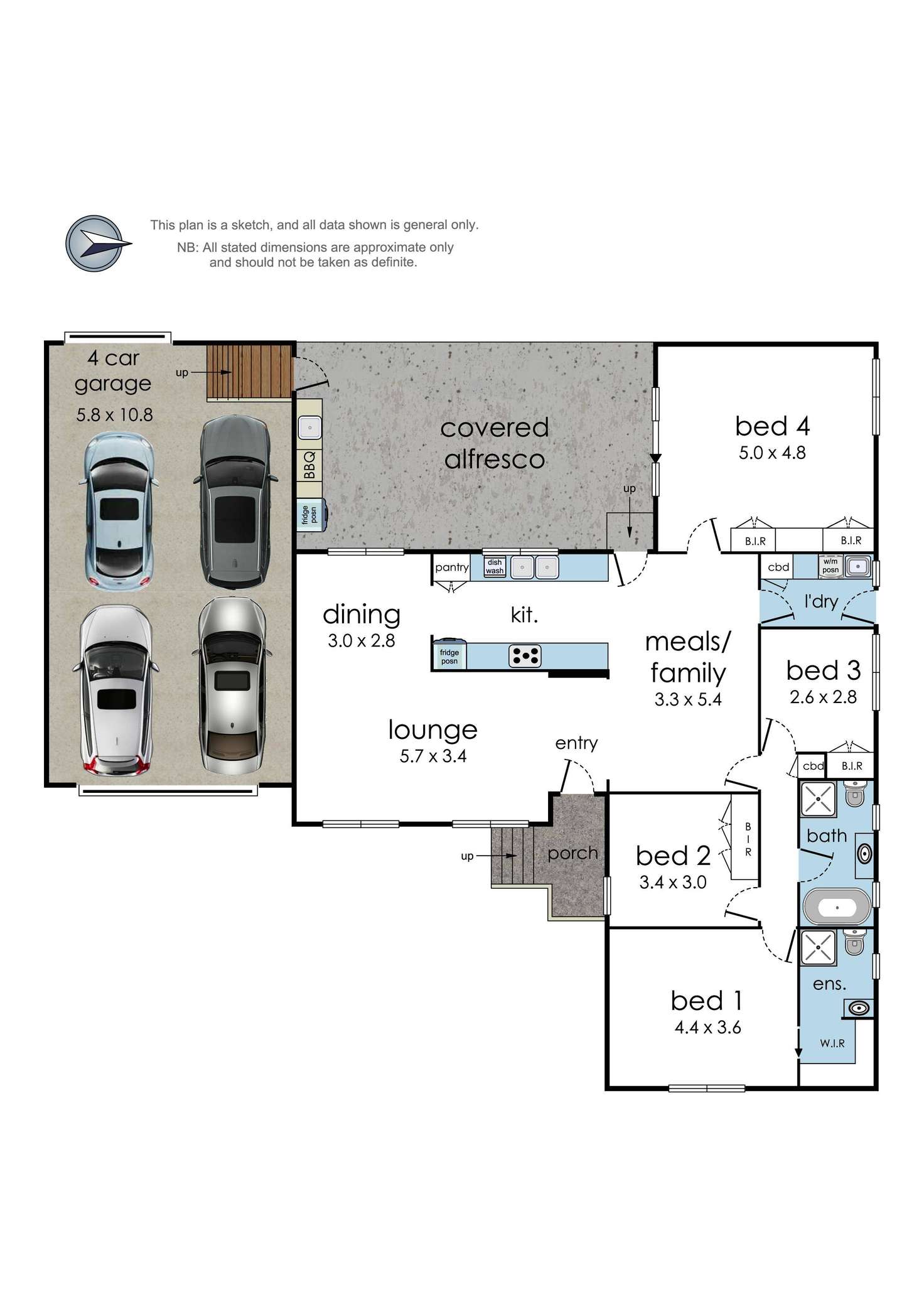 Floorplan of Homely house listing, 91 Kalinda Road, Ringwood VIC 3134