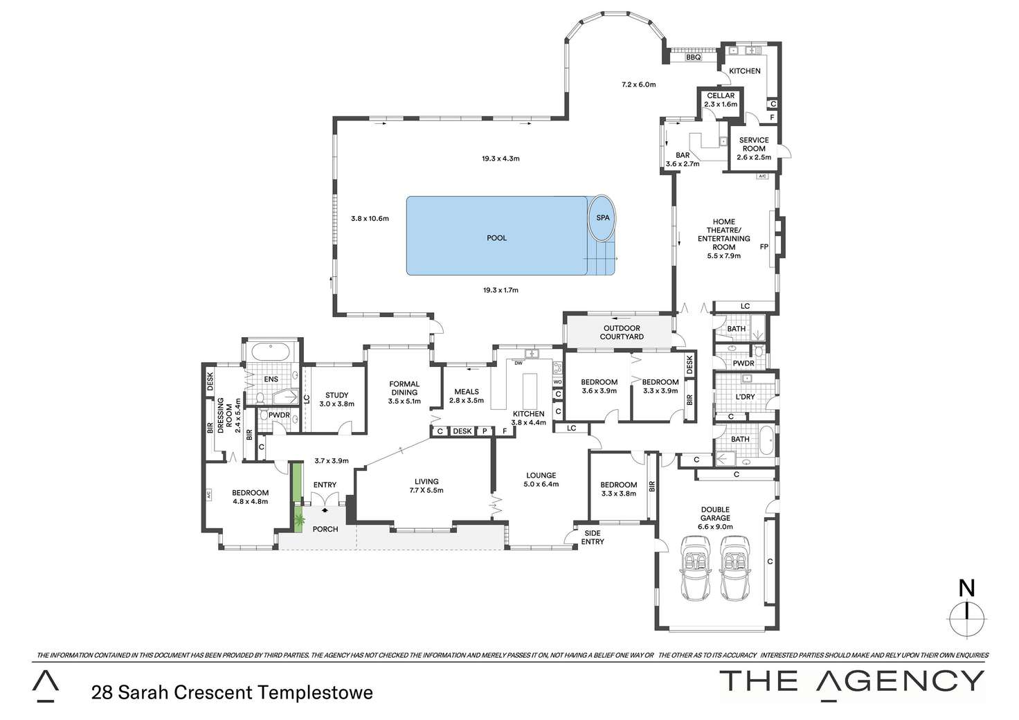 Floorplan of Homely house listing, 28 Sarah Crescent, Templestowe VIC 3106