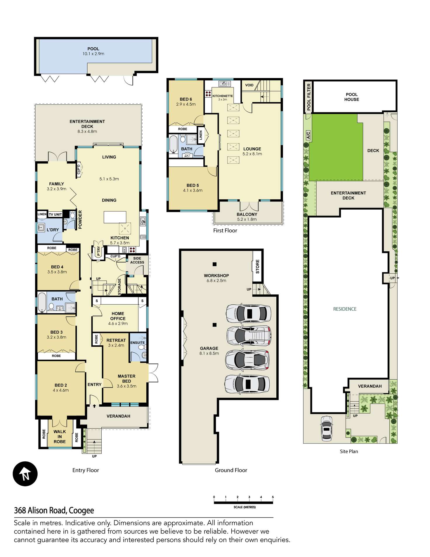 Floorplan of Homely house listing, 368 Alison Road, Coogee NSW 2034