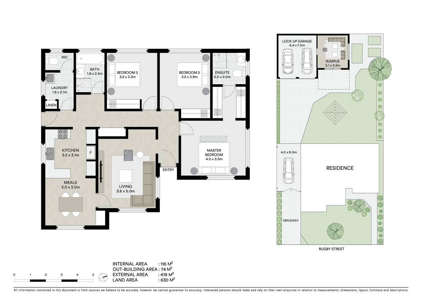 Floorplan of Homely house listing, 5 Rugby Street, Wendouree VIC 3355