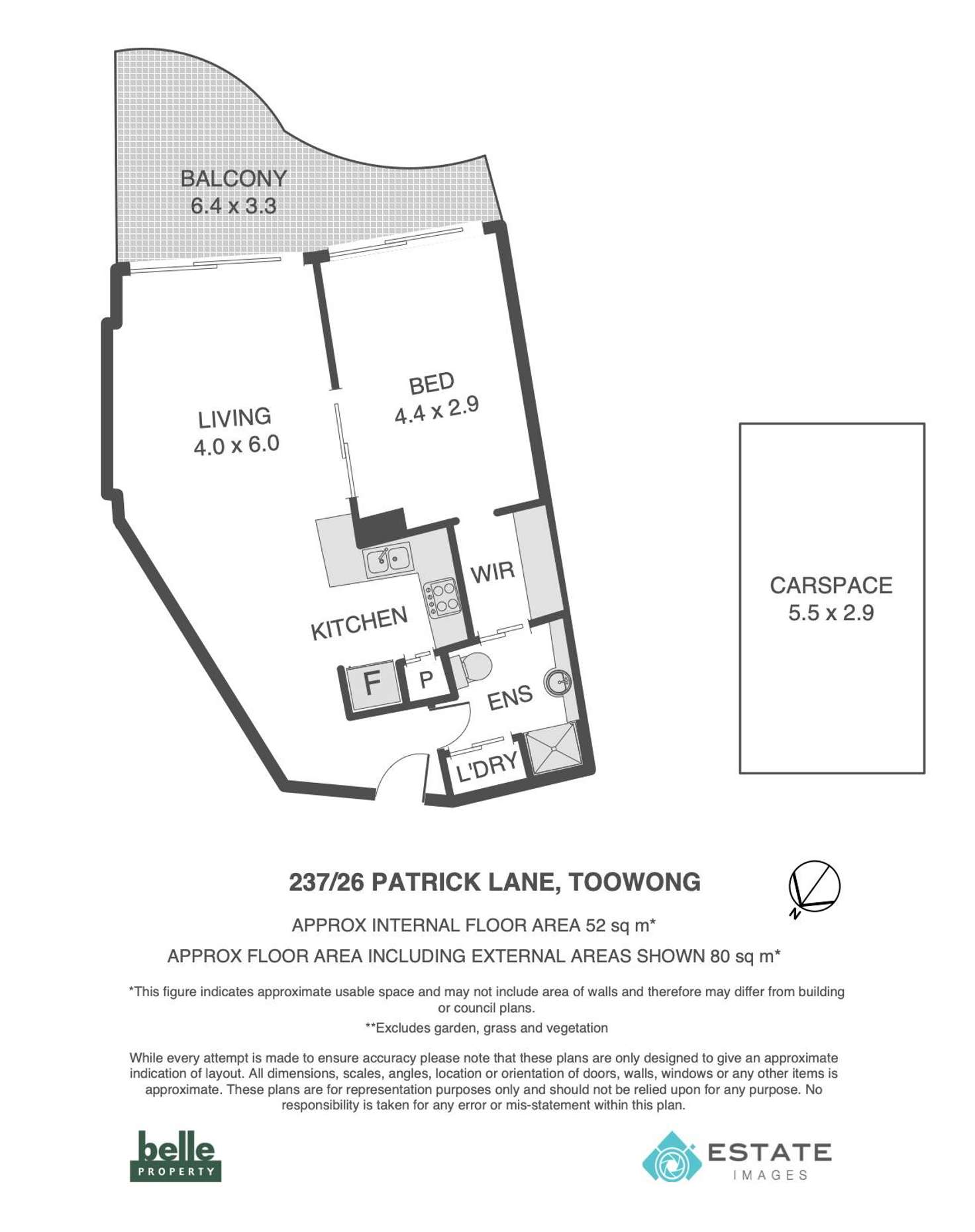 Floorplan of Homely unit listing, 237/26 Patrick Lane, Toowong QLD 4066