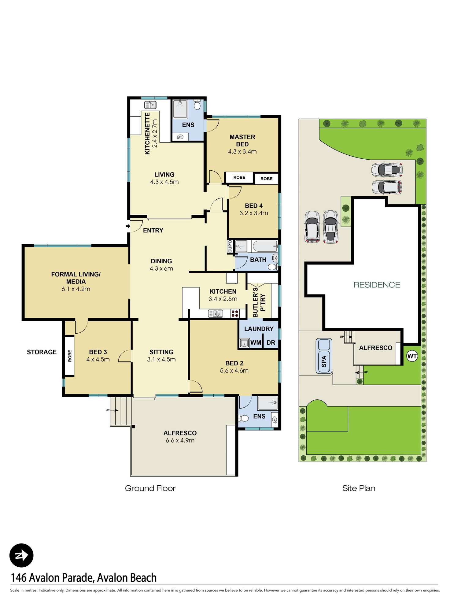 Floorplan of Homely house listing, 146 Avalon Parade, Avalon Beach NSW 2107