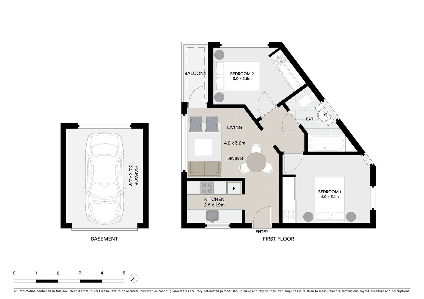 Floorplan of Homely apartment listing, 6/1 Glassop Street, Balmain NSW 2041