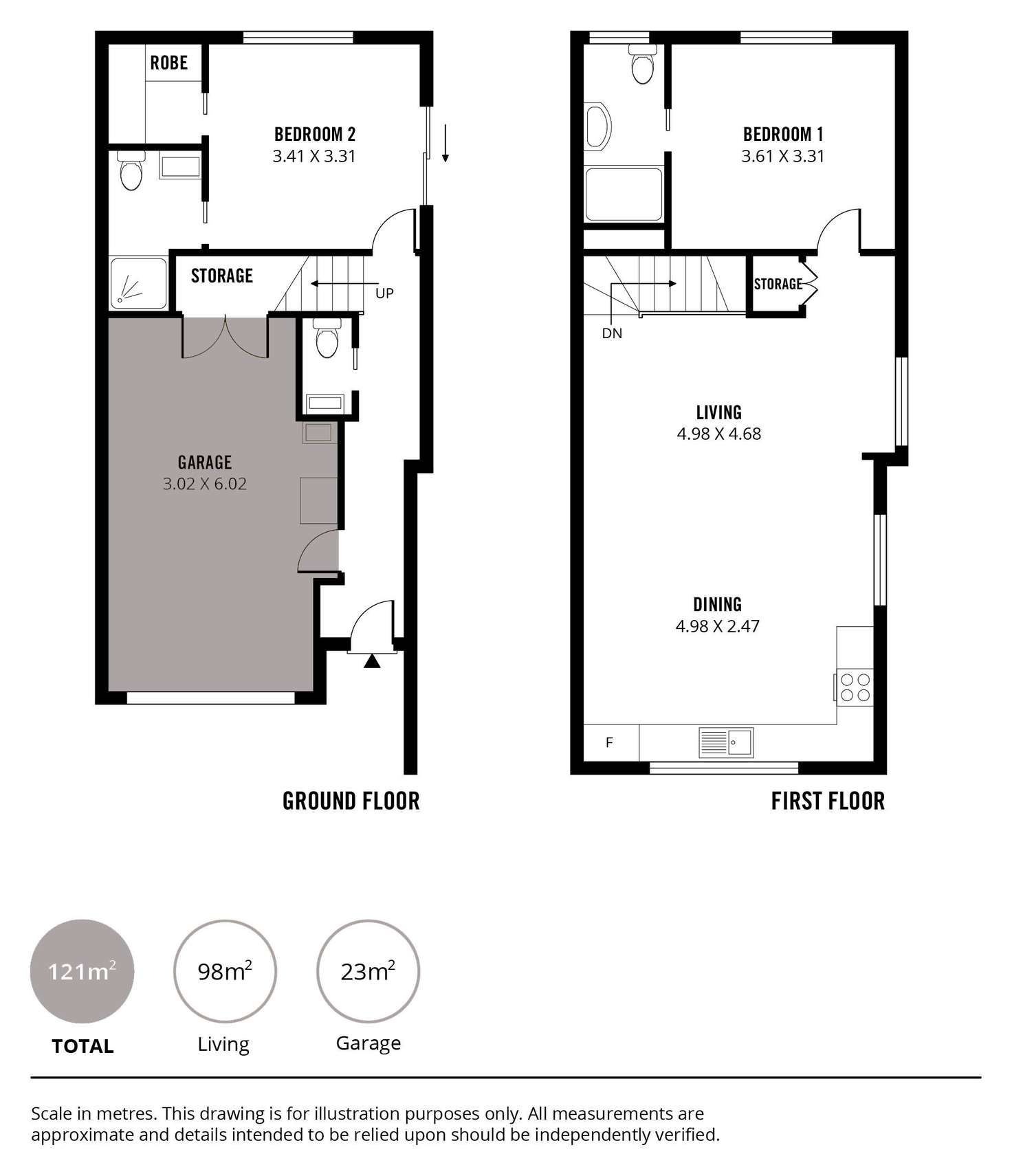 Floorplan of Homely townhouse listing, 9/250 Anzac Highway, Plympton SA 5038