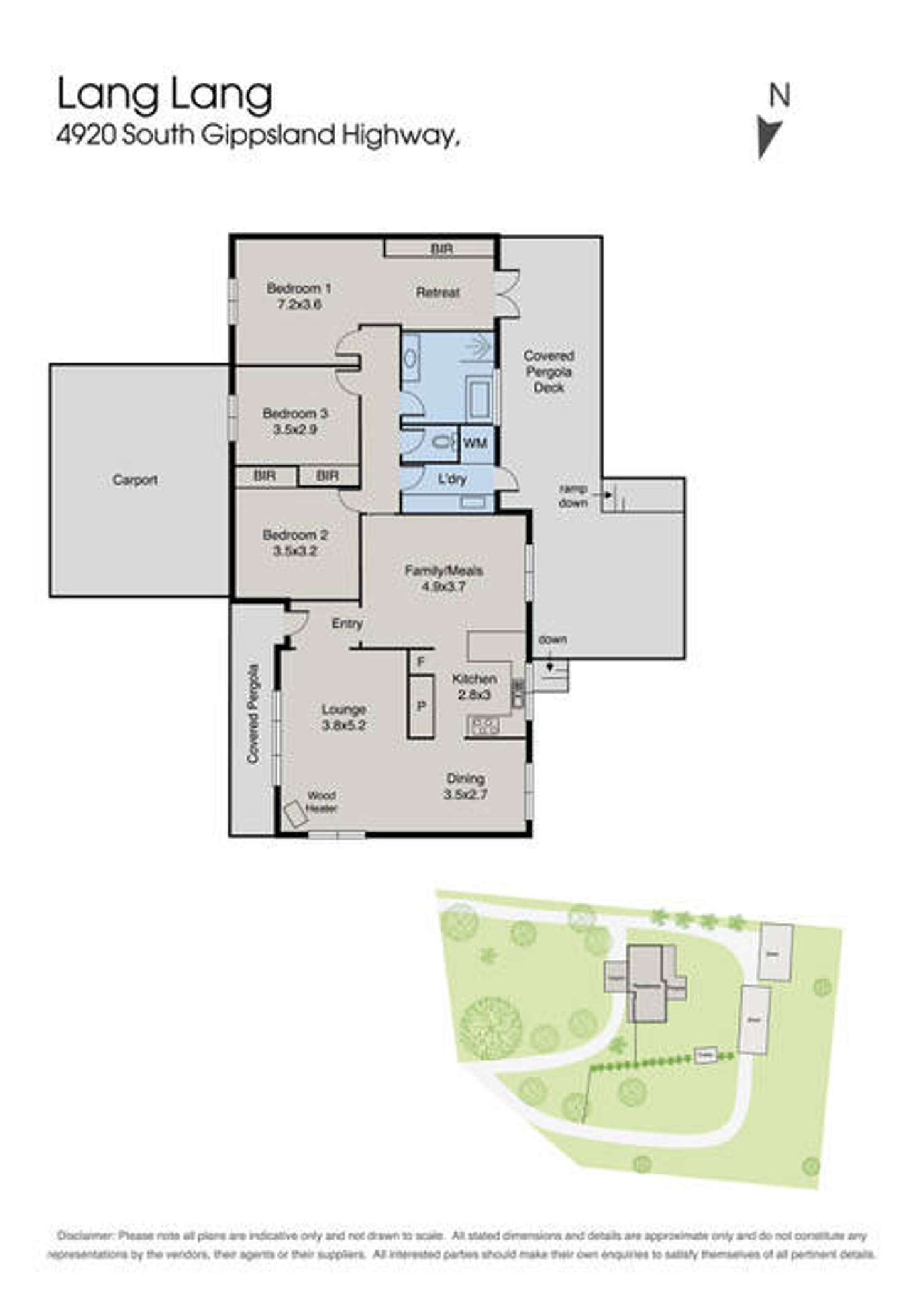 Floorplan of Homely acreageSemiRural listing, 4920 South Gippsland Highway, Lang Lang VIC 3984