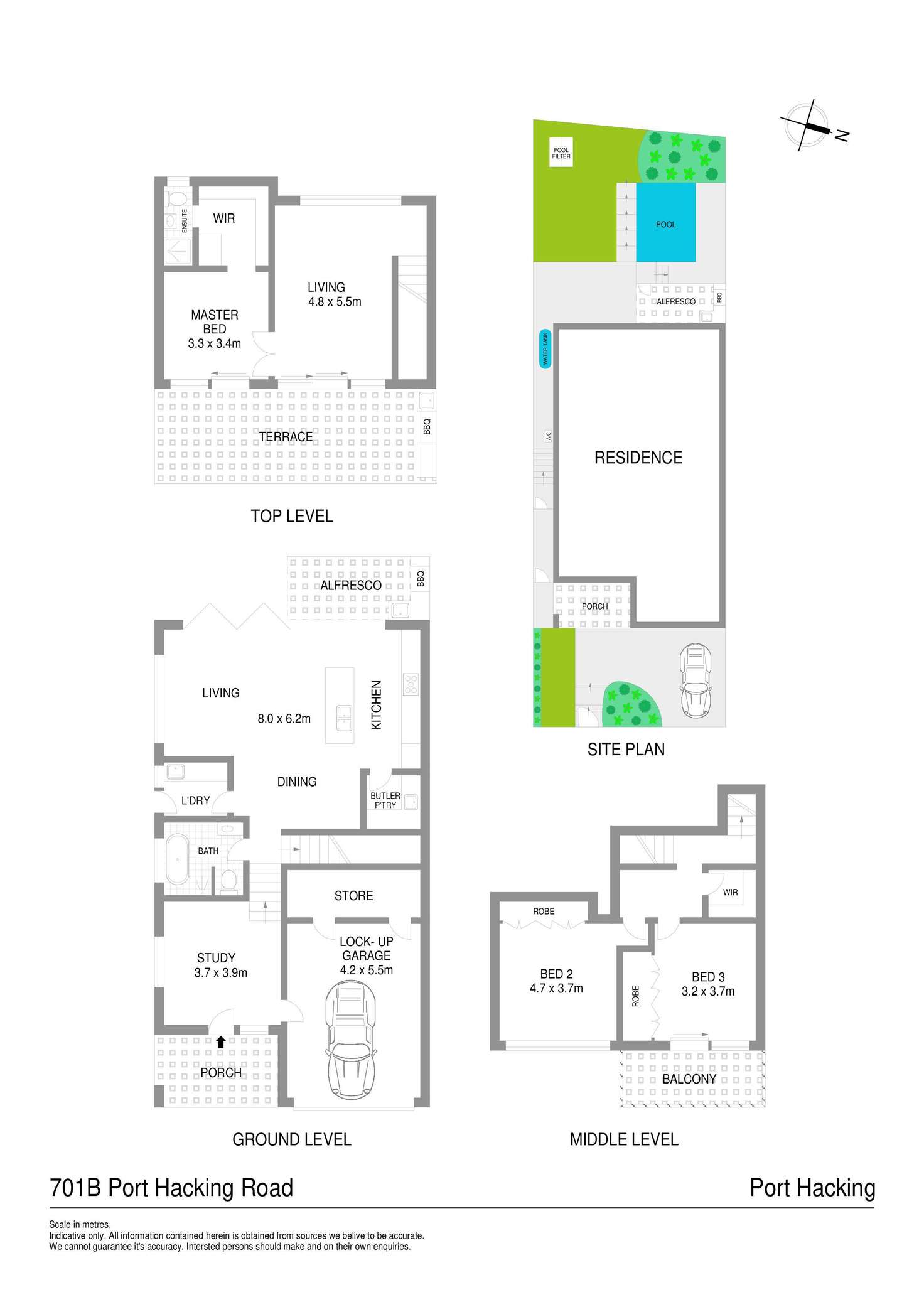 Floorplan of Homely house listing, 701b Port Hacking Road, Port Hacking NSW 2229