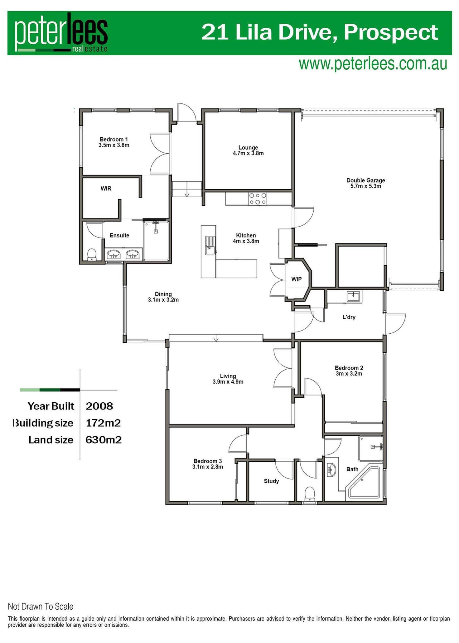 Floorplan of Homely house listing, 21 Lila Drive, Prospect TAS 7250