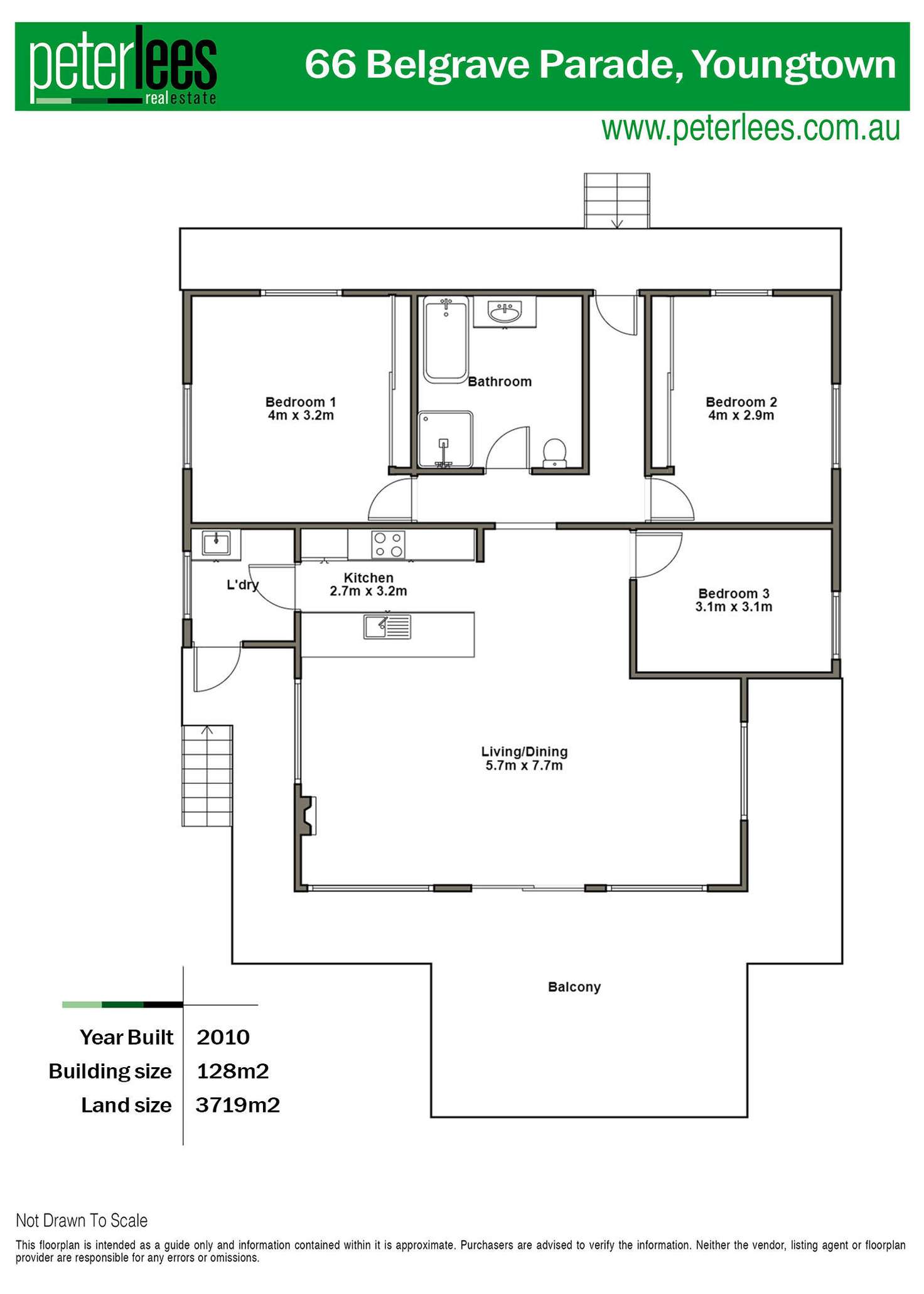 Floorplan of Homely residentialLand listing, 66 Belgrave Parade, Youngtown TAS 7249