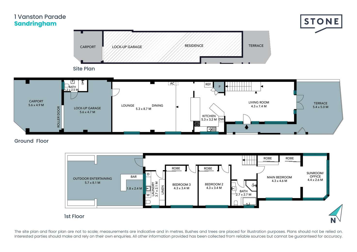 Floorplan of Homely house listing, 1 Vanston Parade, Sandringham NSW 2219