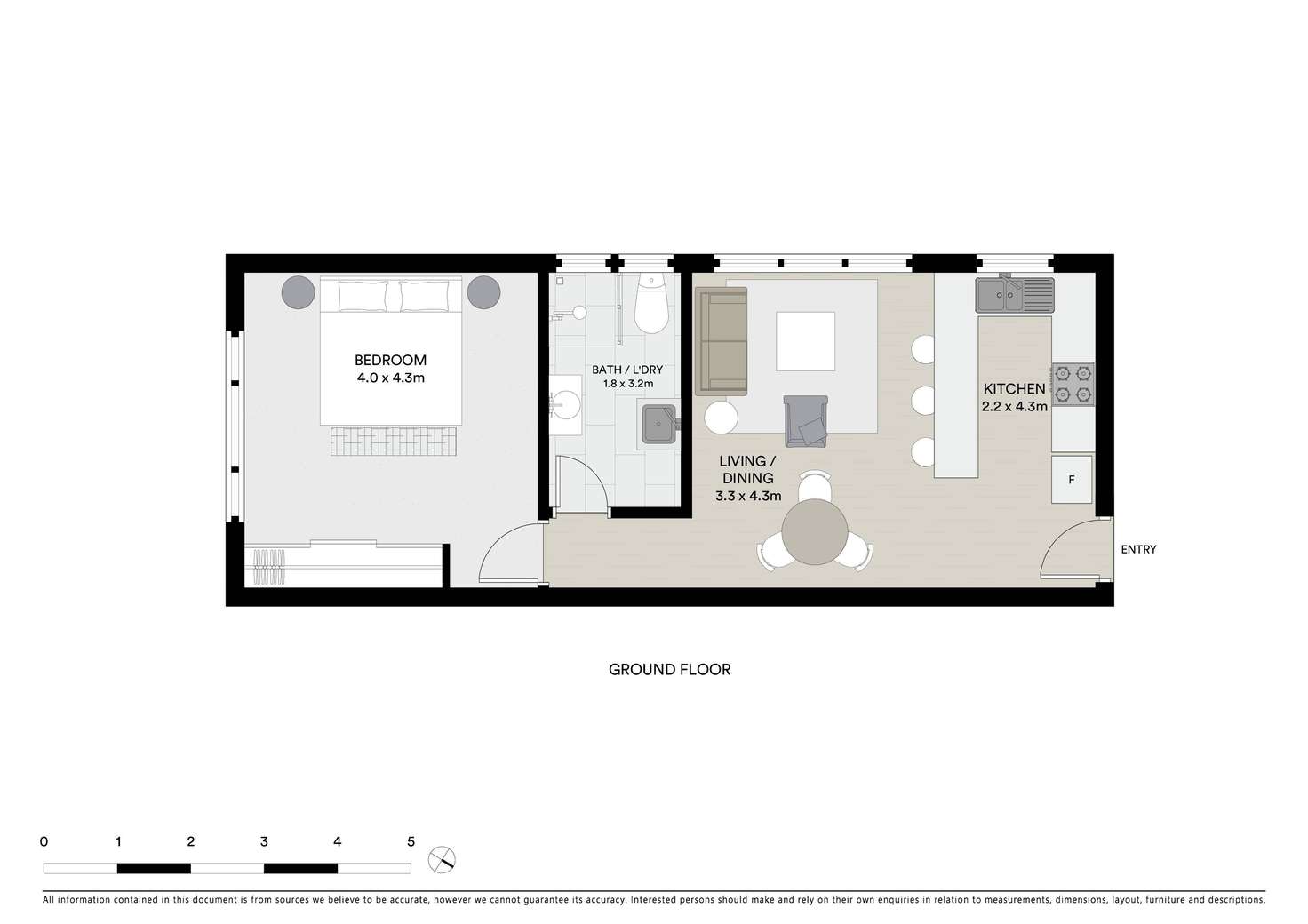 Floorplan of Homely unit listing, 1/51-53 Wolseley Street, Bexley NSW 2207