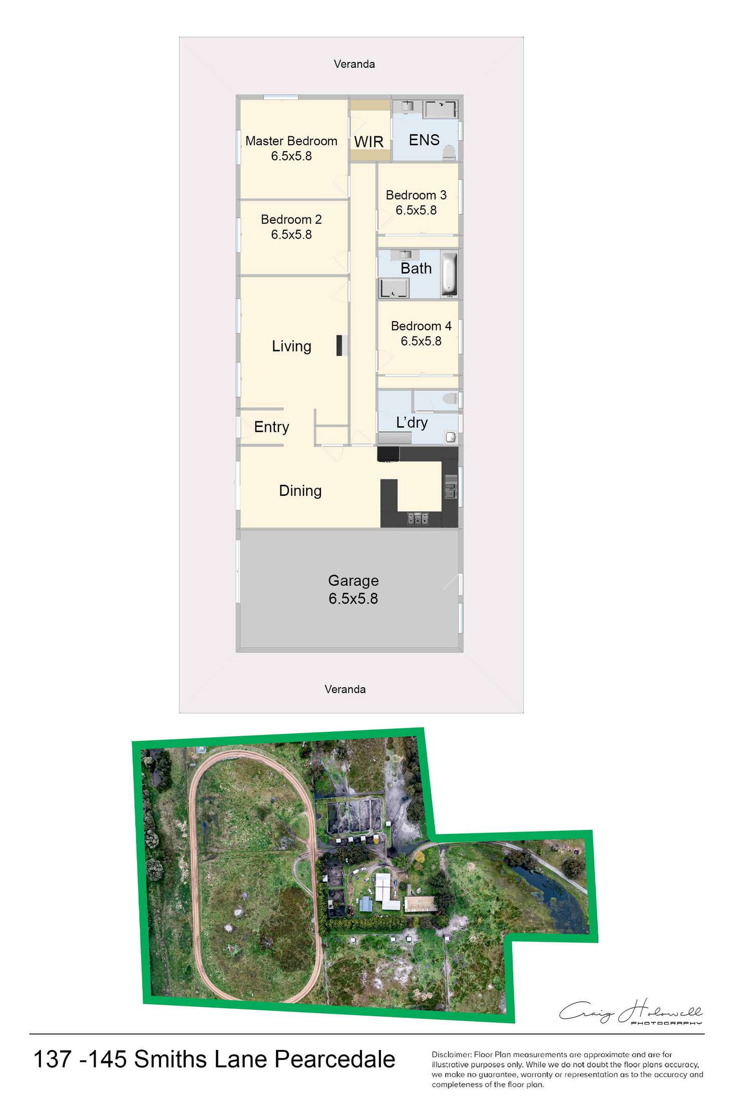 Floorplan of Homely house listing, 137-145 Smiths Lane, Pearcedale VIC 3912