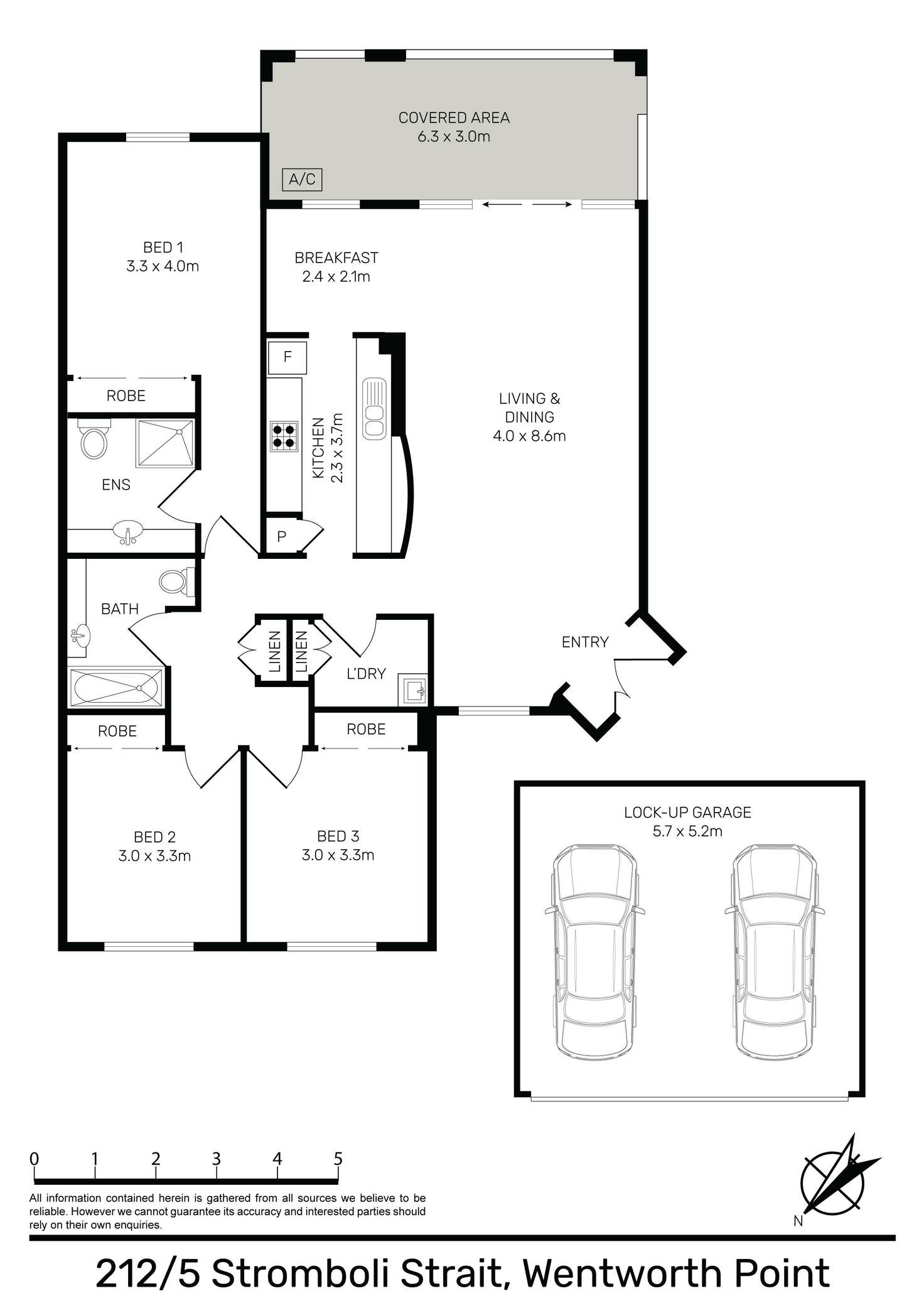 Floorplan of Homely apartment listing, 212/5 Stromboli Strait, Wentworth Point NSW 2127