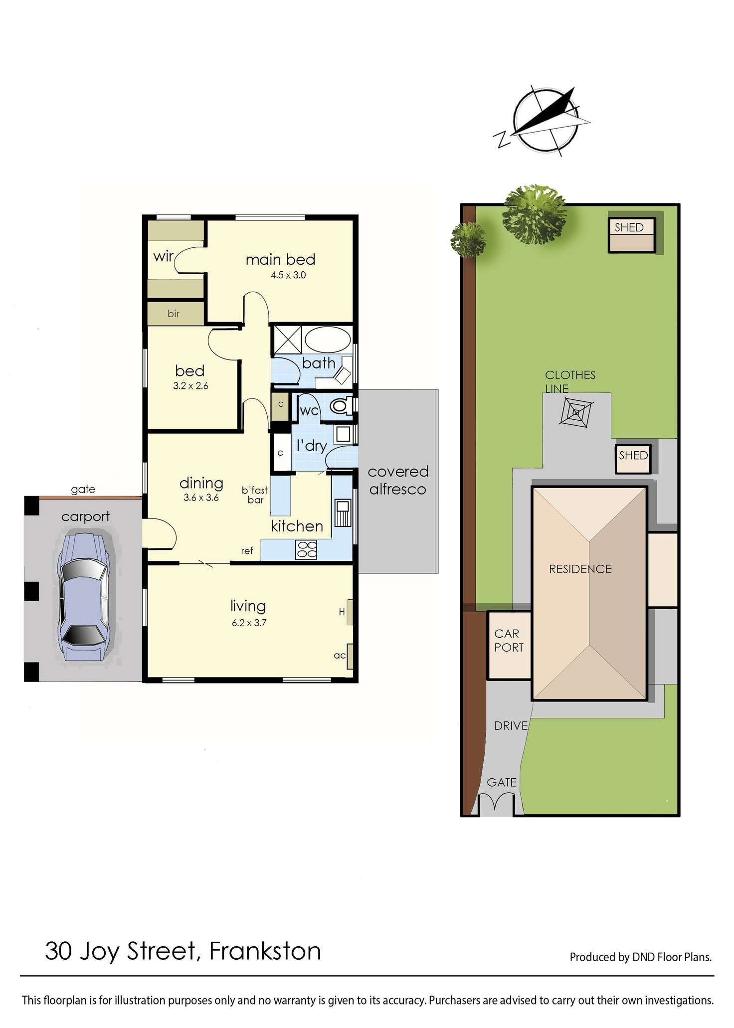 Floorplan of Homely house listing, 30 Joy Street, Frankston VIC 3199