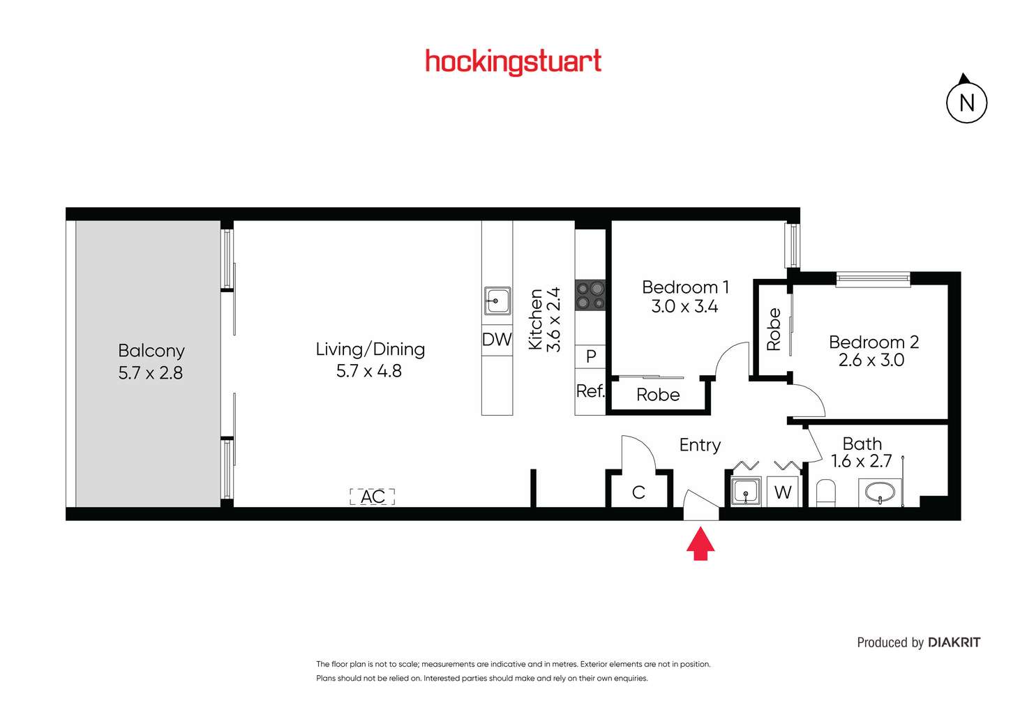 Floorplan of Homely apartment listing, 107/1 High Street, Preston VIC 3072