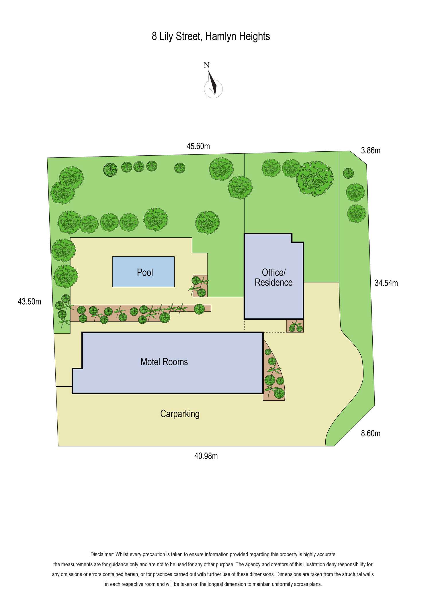 Floorplan of Homely blockOfUnits listing, 8-10 Lily Street, Hamlyn Heights VIC 3215