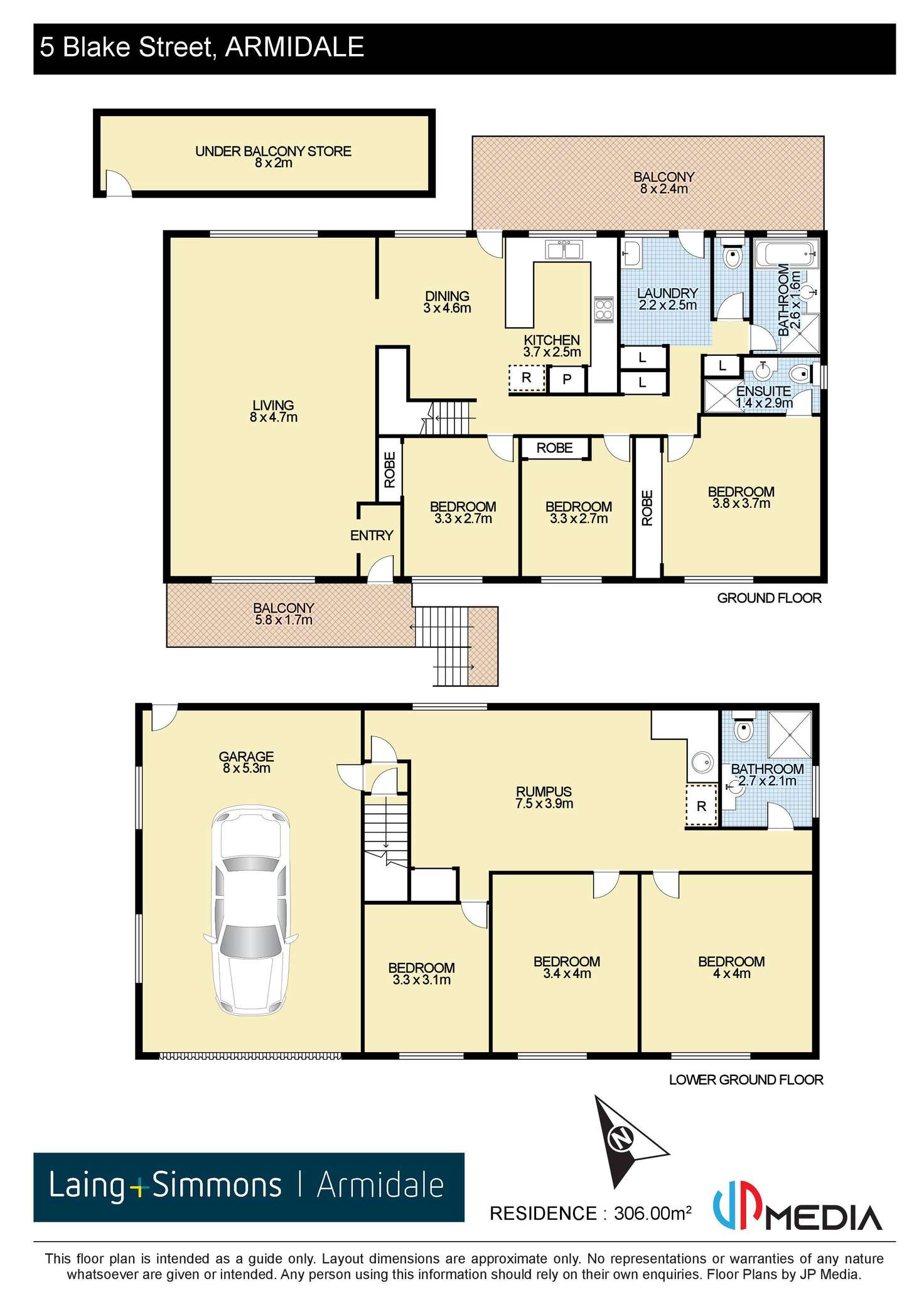 Floorplan of Homely house listing, 5 Blake Street, Armidale NSW 2350