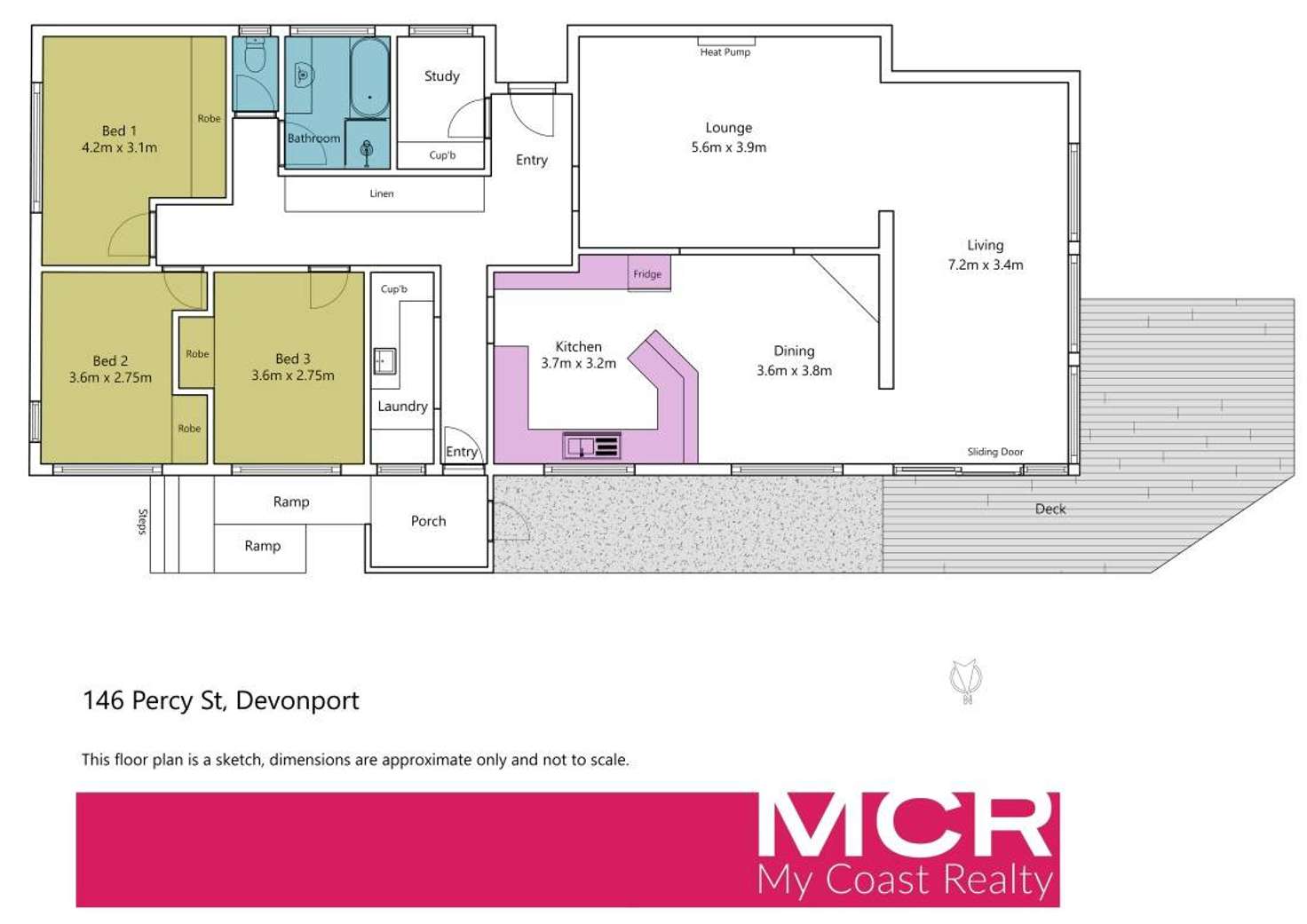 Floorplan of Homely house listing, 146 Percy Street, Devonport TAS 7310