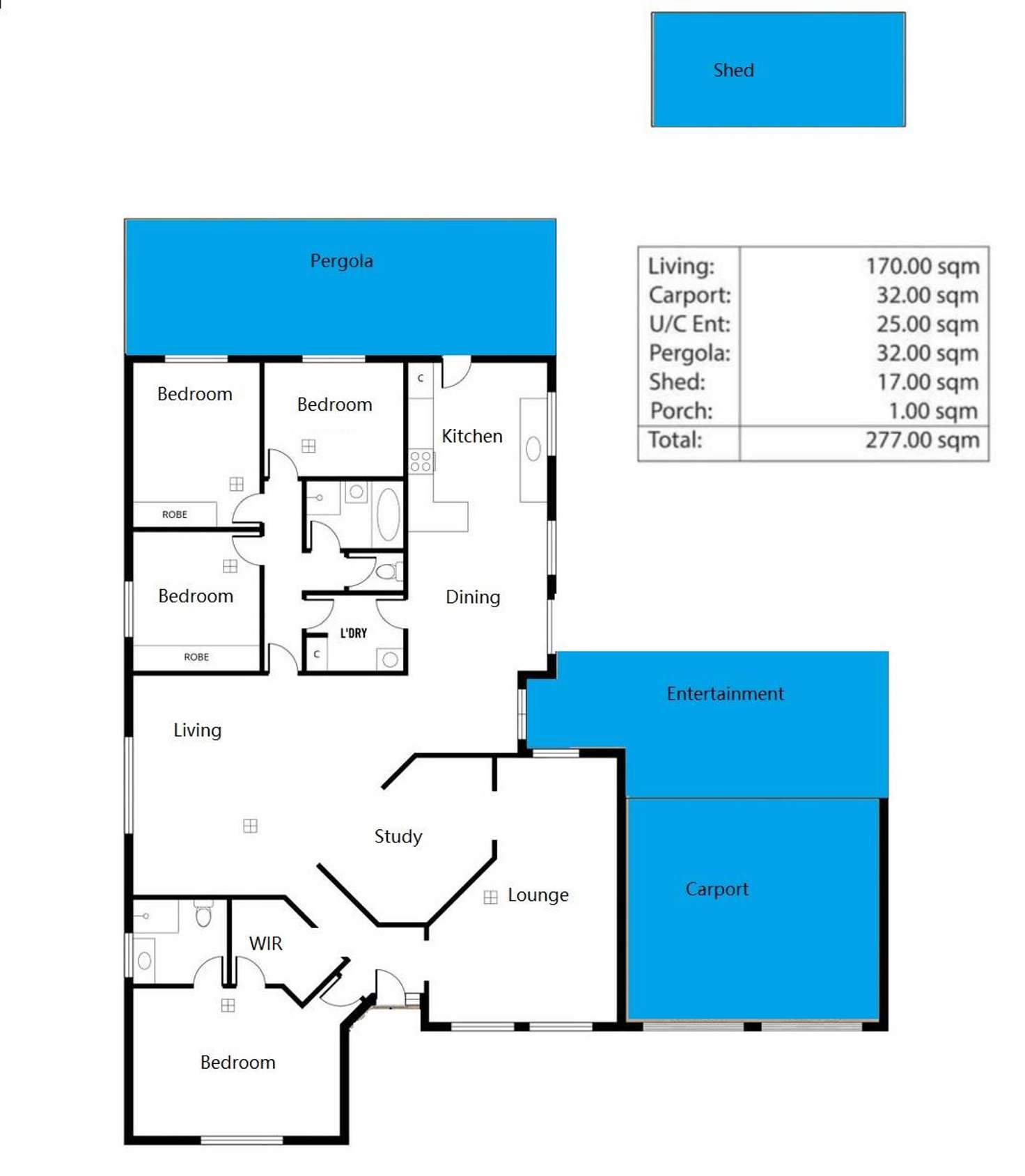 Floorplan of Homely house listing, 4 Lighthouse Drive, Hallett Cove SA 5158