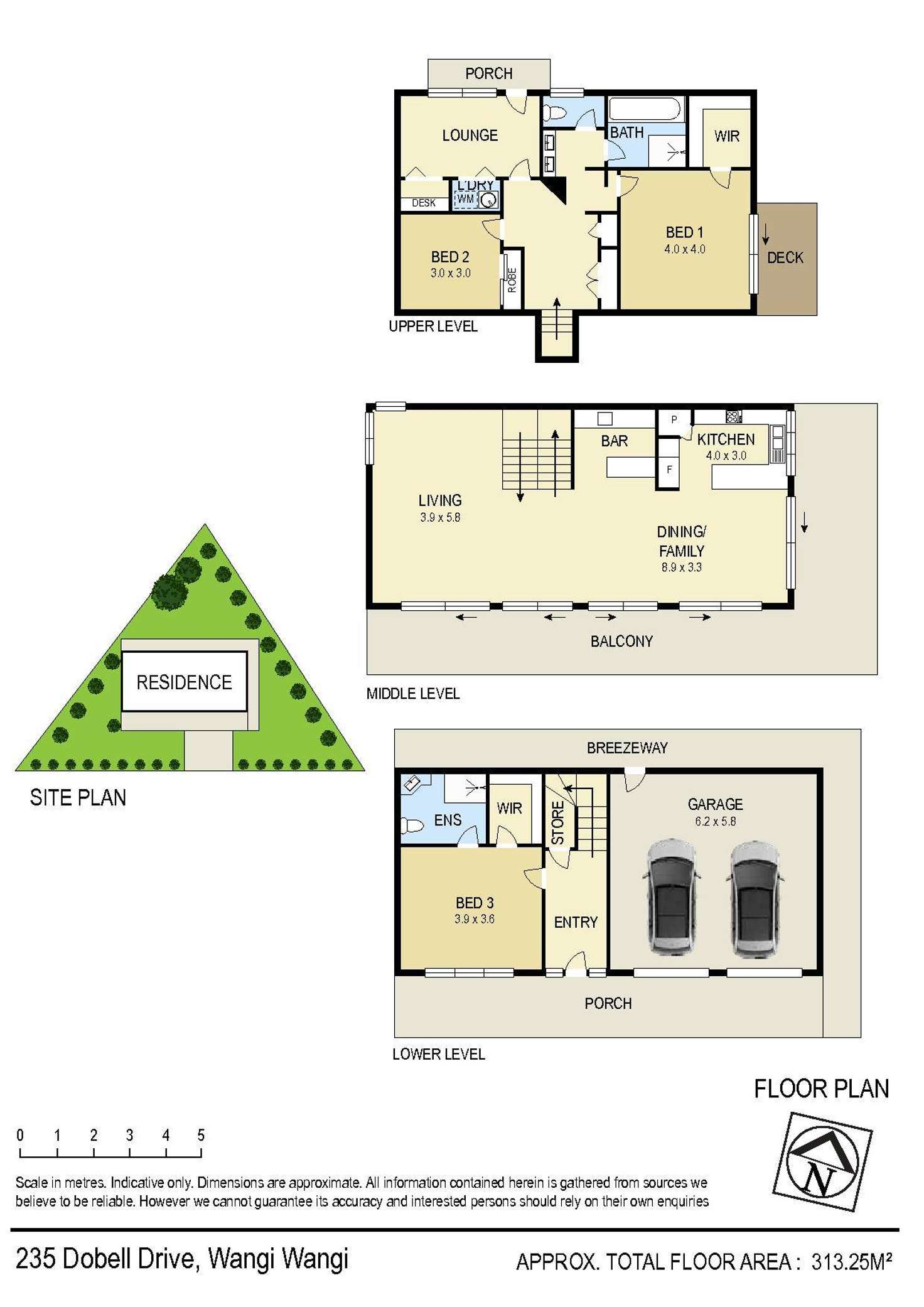 Floorplan of Homely house listing, 235 Dobell Drive, Wangi Wangi NSW 2267