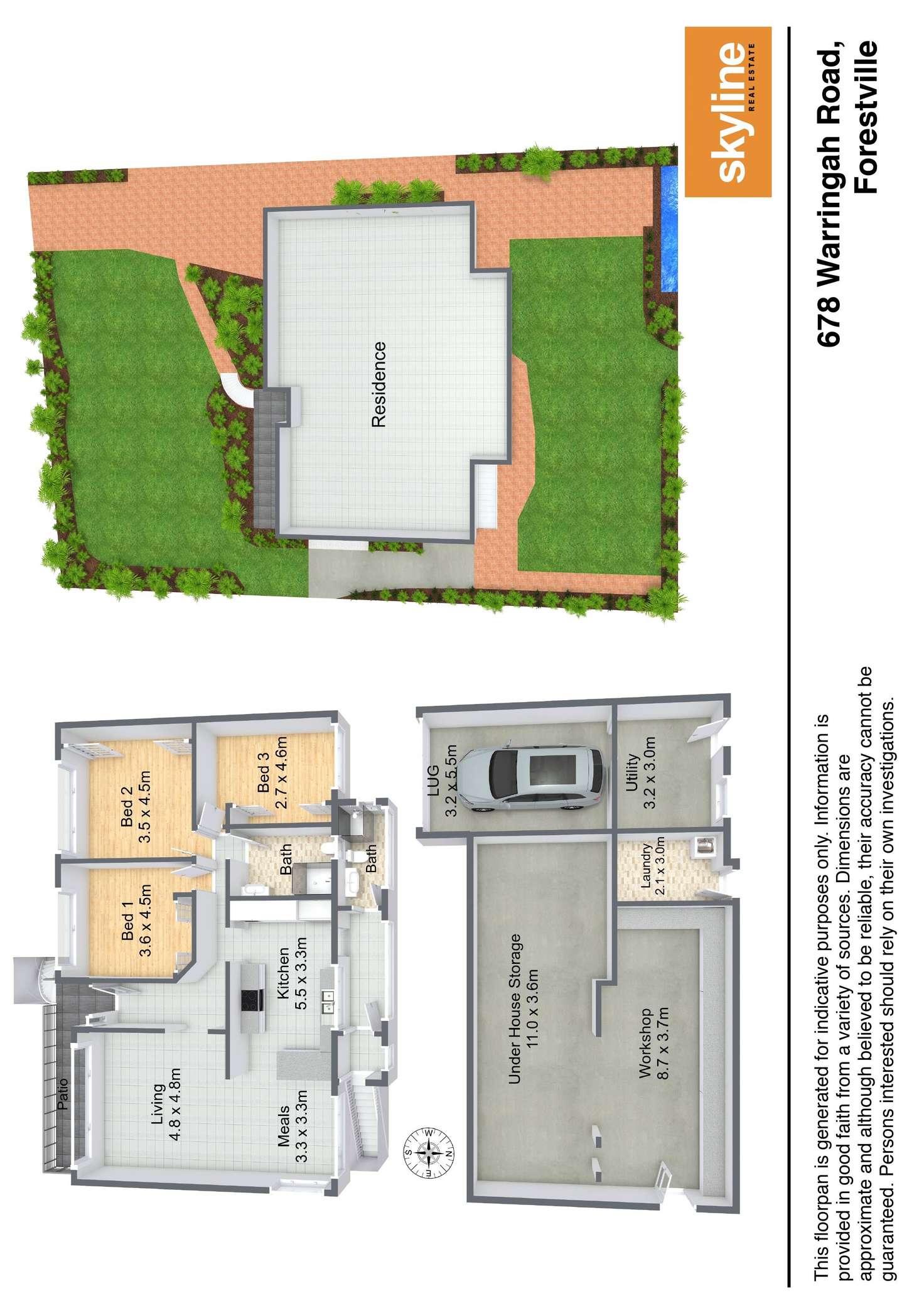 Floorplan of Homely house listing, 678 Warringah Road, Forestville NSW 2087