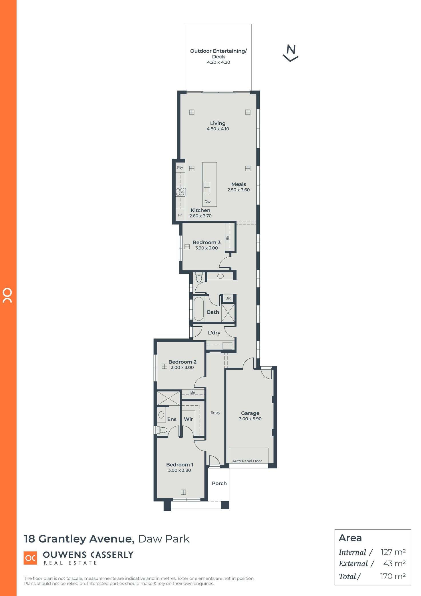 Floorplan of Homely house listing, 18A Grantley Avenue, Daw Park SA 5041