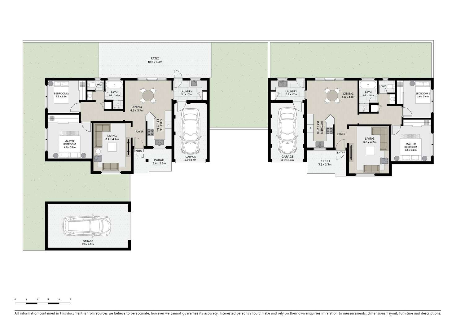 Floorplan of Homely blockOfUnits listing, 1 & 2/128 Alexandra Street, East Albury NSW 2640