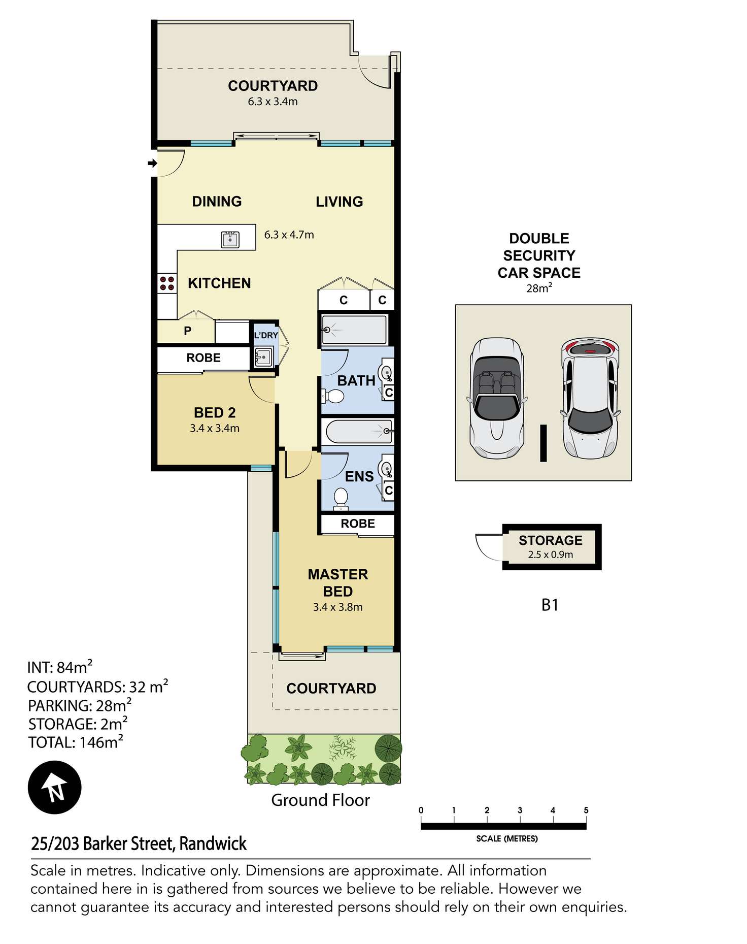 Floorplan of Homely apartment listing, 25/203 Barker Street, Randwick NSW 2031