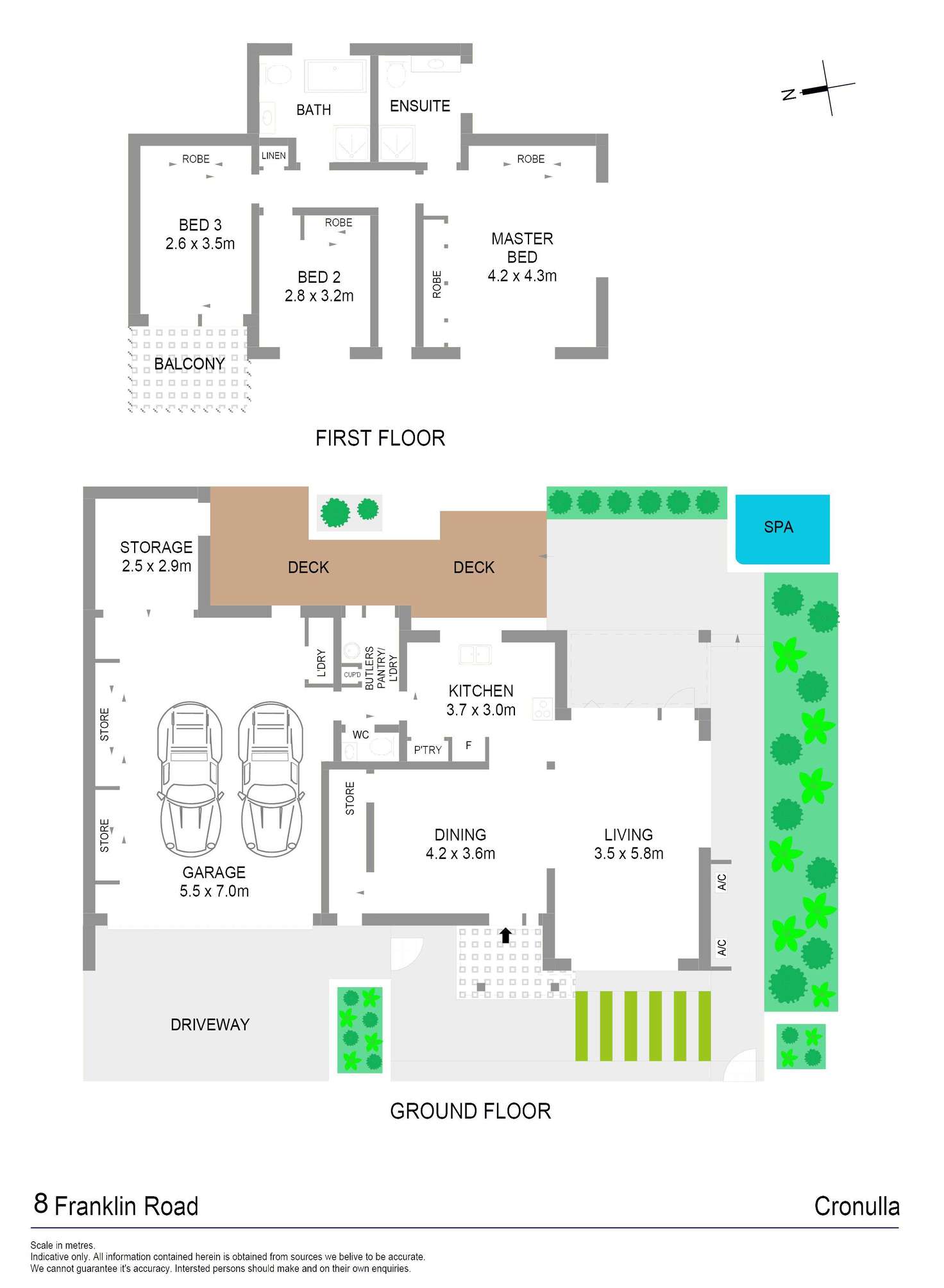 Floorplan of Homely house listing, 8 Franklin Road, Cronulla NSW 2230